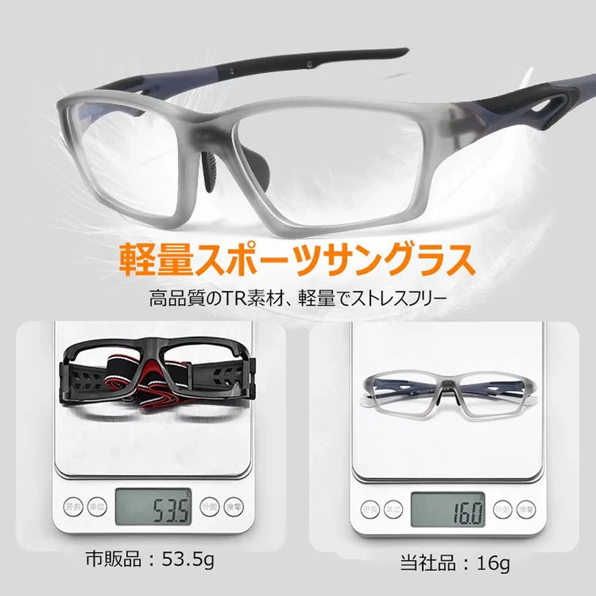 【スポーツ専用・度付き対応】 ETERLENS 調光サングラス | 激しく動いてもズレない「ロック機能」 | ランニング・ゴルフ・登山 | 日本人の顔にフィットする超軽量設計 - 商品画像 7/12 (Round Progressive)