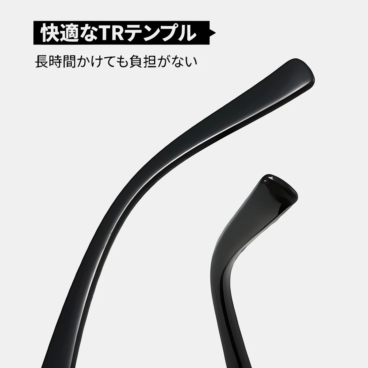 【超軽量TR・太縁】Eterlens | 3点鋲スクエア・サングラス【Rivet-Icon】| 高靭性素材で痛くなりにくい| 紫外線カット | 運転・アウトドア | 小顔効果 - 商品画像 10/16 (Round Polar)