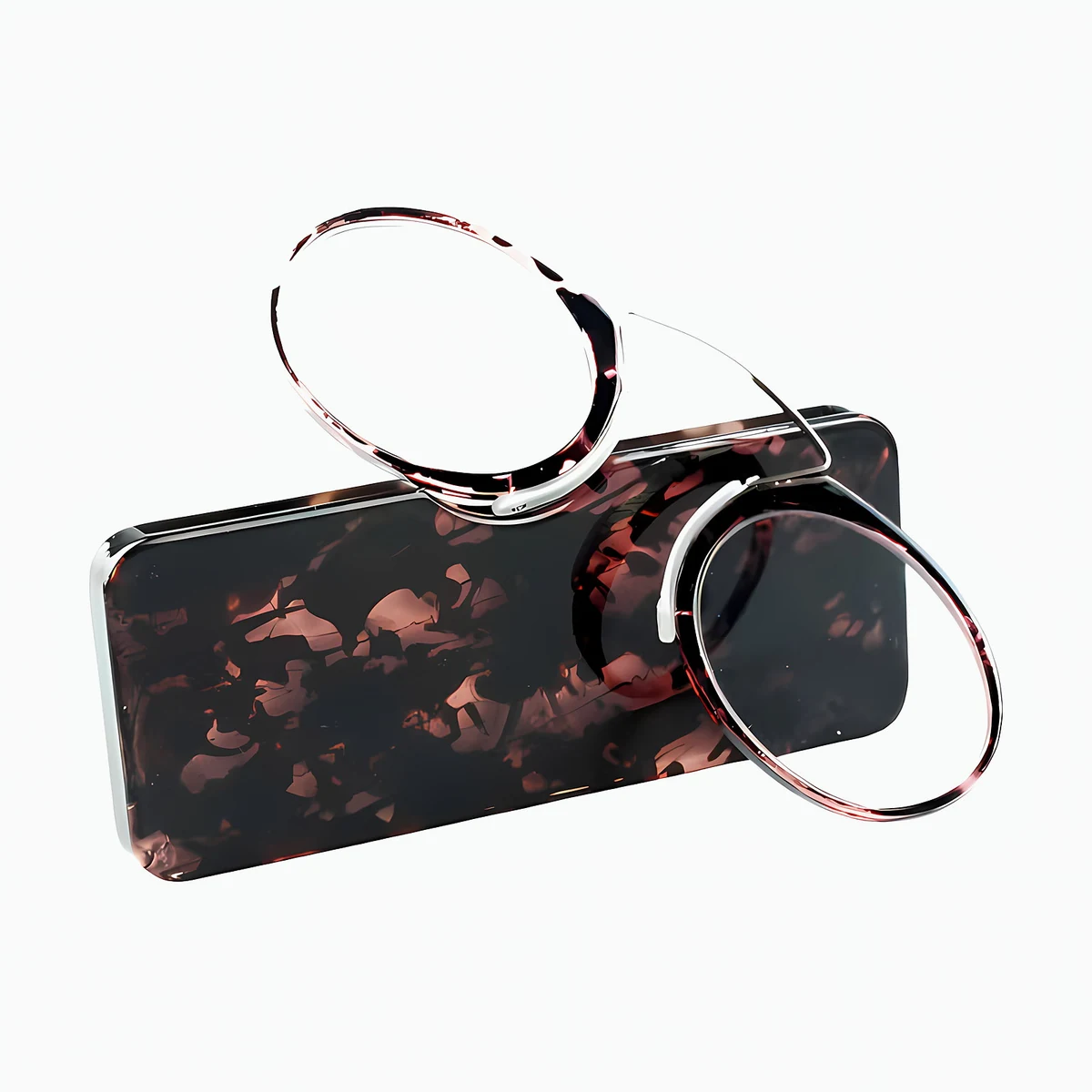 【財布サイズ・耳を圧迫しない】Eterlens | TR90製ノーズクリップ【Pocket-Air】| テンプルレス| 極薄型デザイン | 携帯性No.1、鼻に挟むだけ | 老眼鏡・リーディンググラス | どこでも読書を楽しむ