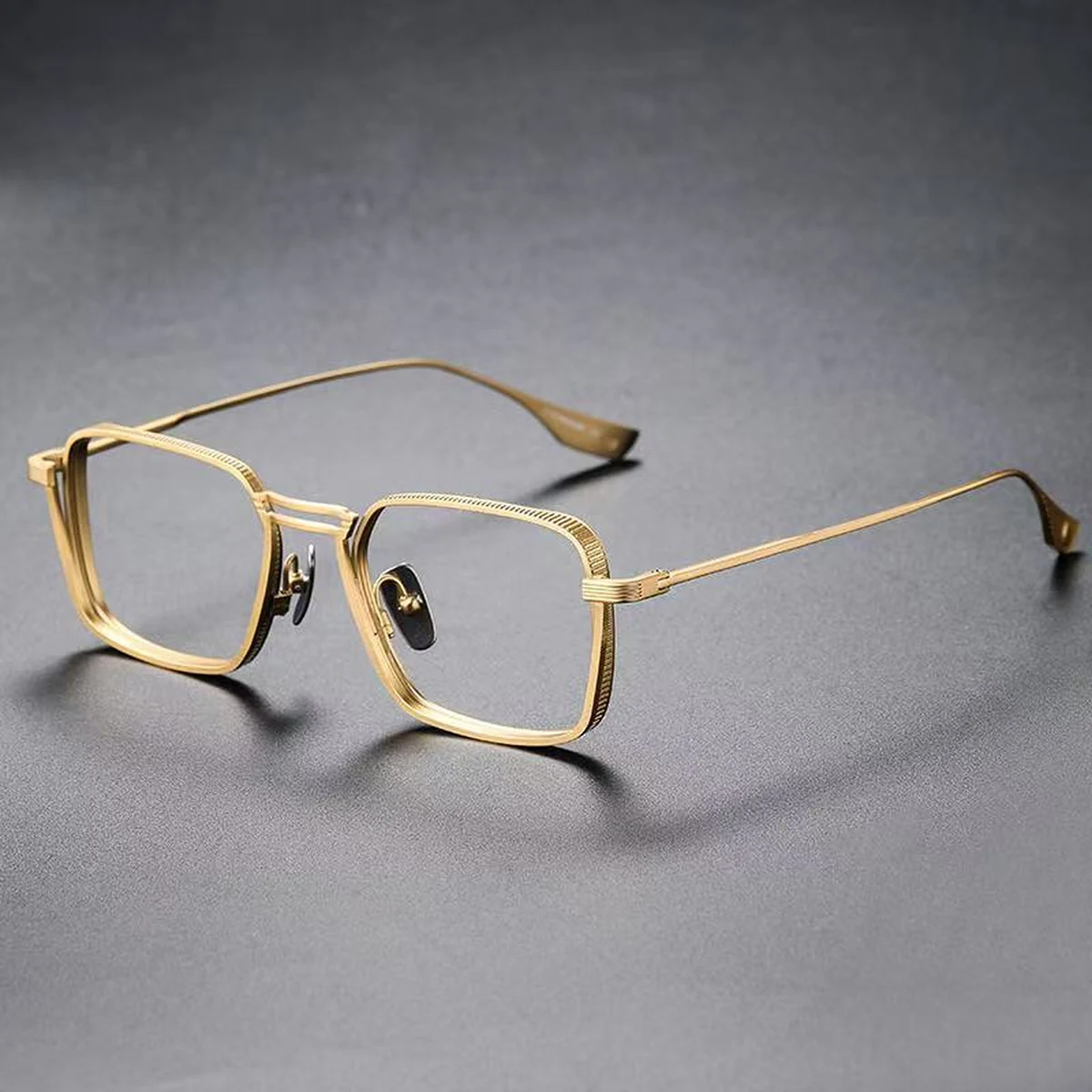 【調光・ブルーライトカット】Eterlens 老眼鏡 おしゃれ  かっこいい メンズ| 超軽量メタル UVカット 1本3役 | レトロ スクエア型 運転用サングラス - 商品画像 17/18 (Round Photo)