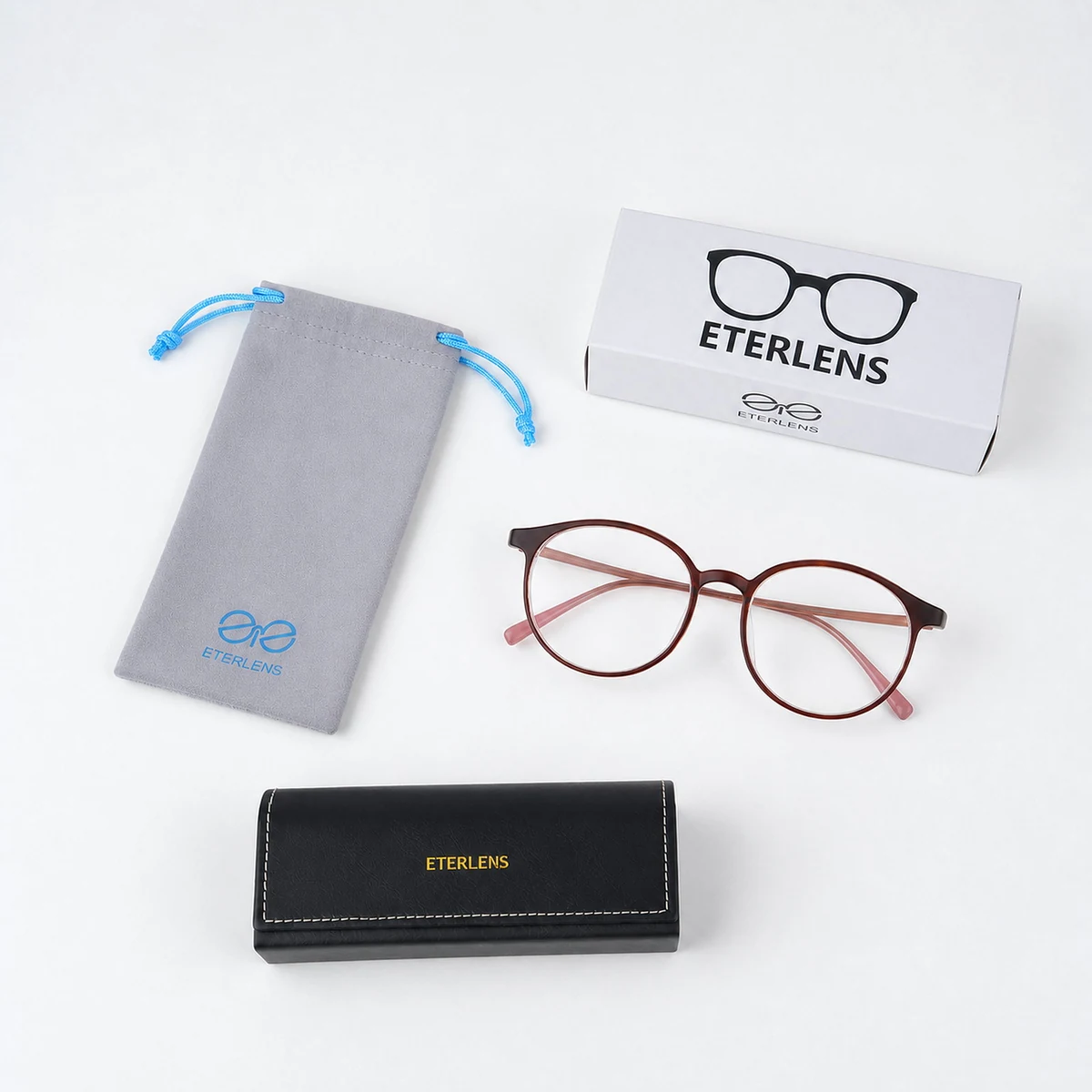 [Red]超軽量ブルーライトカット若見え老眼鏡 | Boston BlueGuard | Eterlens