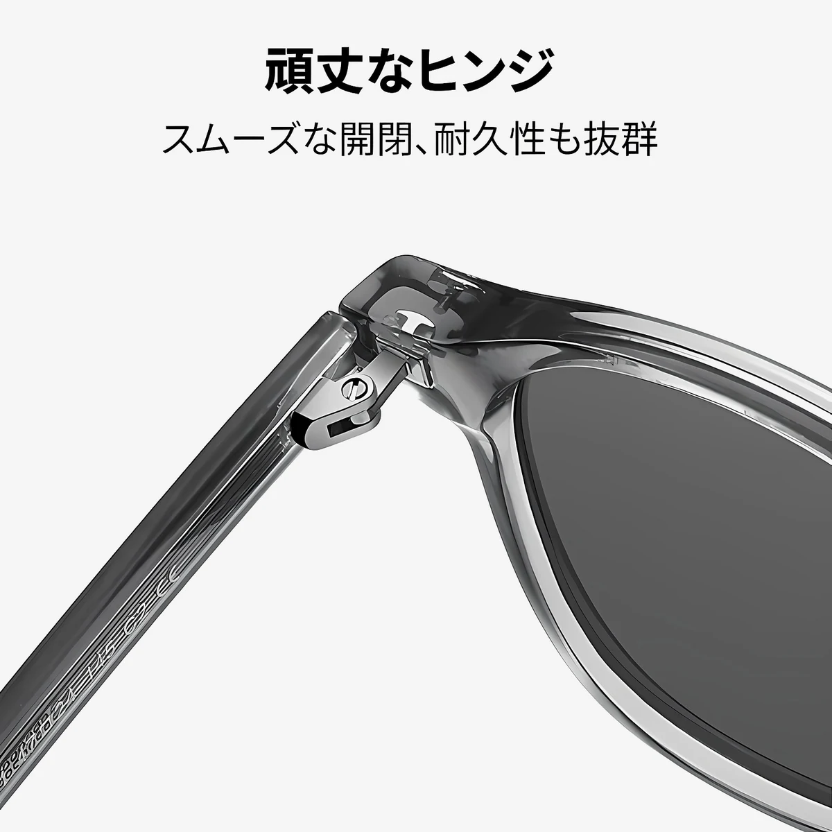 【小顔効果・ミニマリズム】Eterlens | 強化TAC偏光レンズ| UV400・日焼け防止 | 眩しさ・反射光を徹底カット | 4K級の視界で安全運転を | 偏光サングラス
