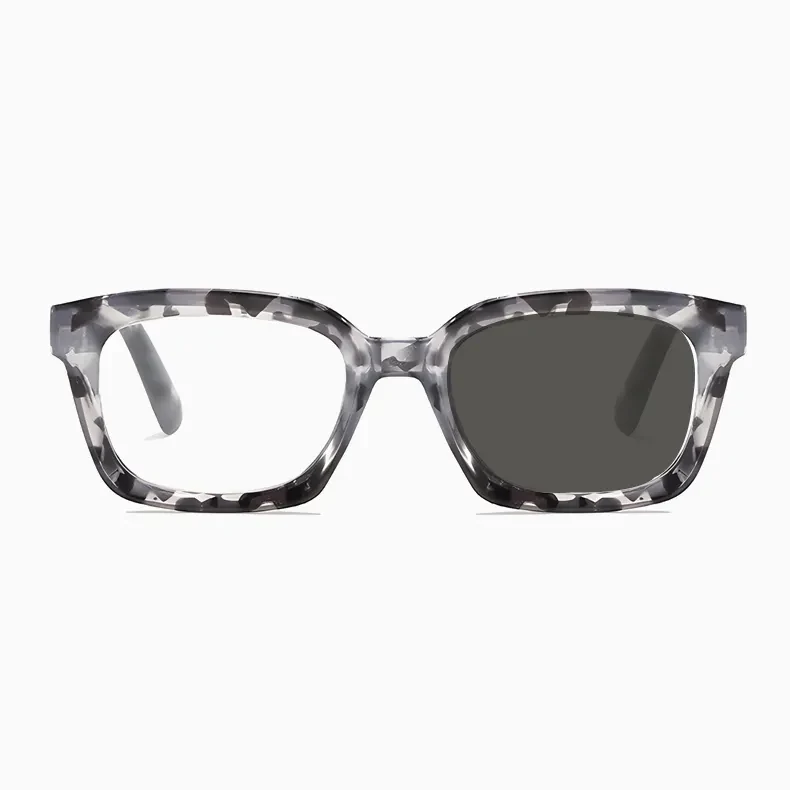 知性の窓  | ブルーライトカット老眼鏡ビッグフレームウェリントン型 | Black | Eterlens