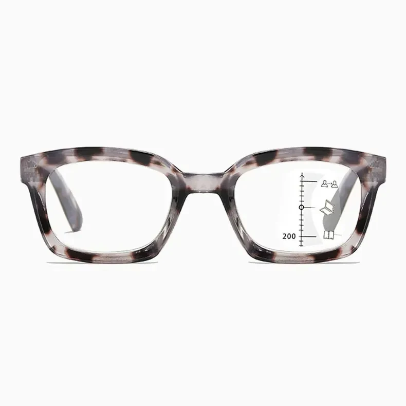 知性の窓  | ブルーライトカット老眼鏡ビッグフレームウェリントン型 | Black | Eterlens