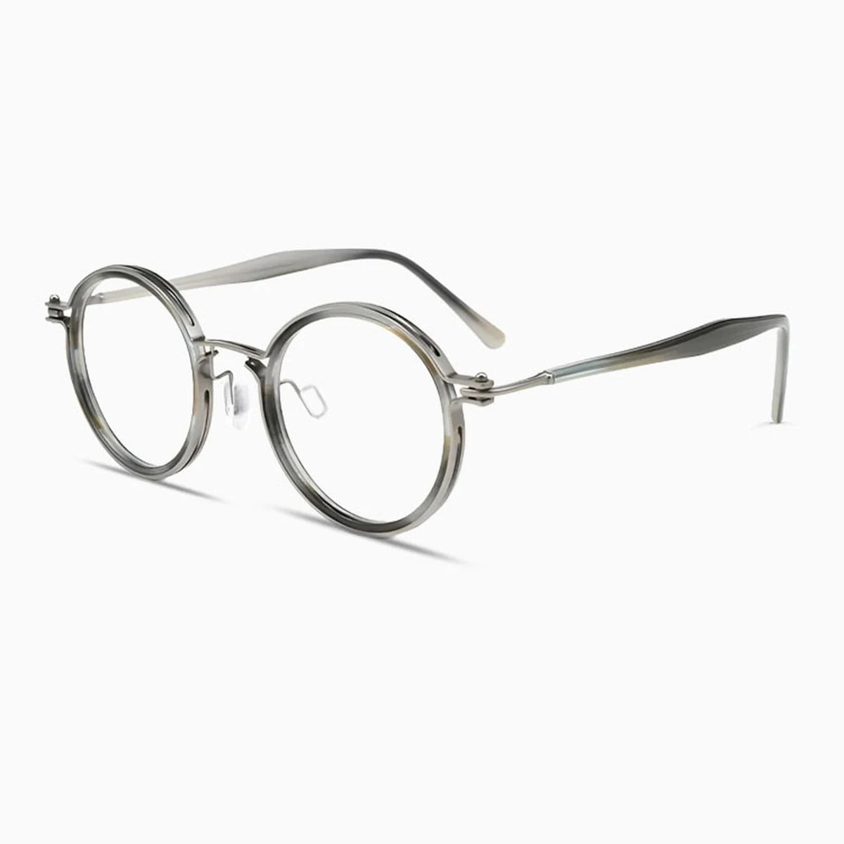 【小顔効果・レトロな鯖江風】Eterlens 老眼鏡 おしゃれ 丸メガネ 度付き | クラシックなボストン型軽量フレーム | べっ甲調デザイン・男女兼用