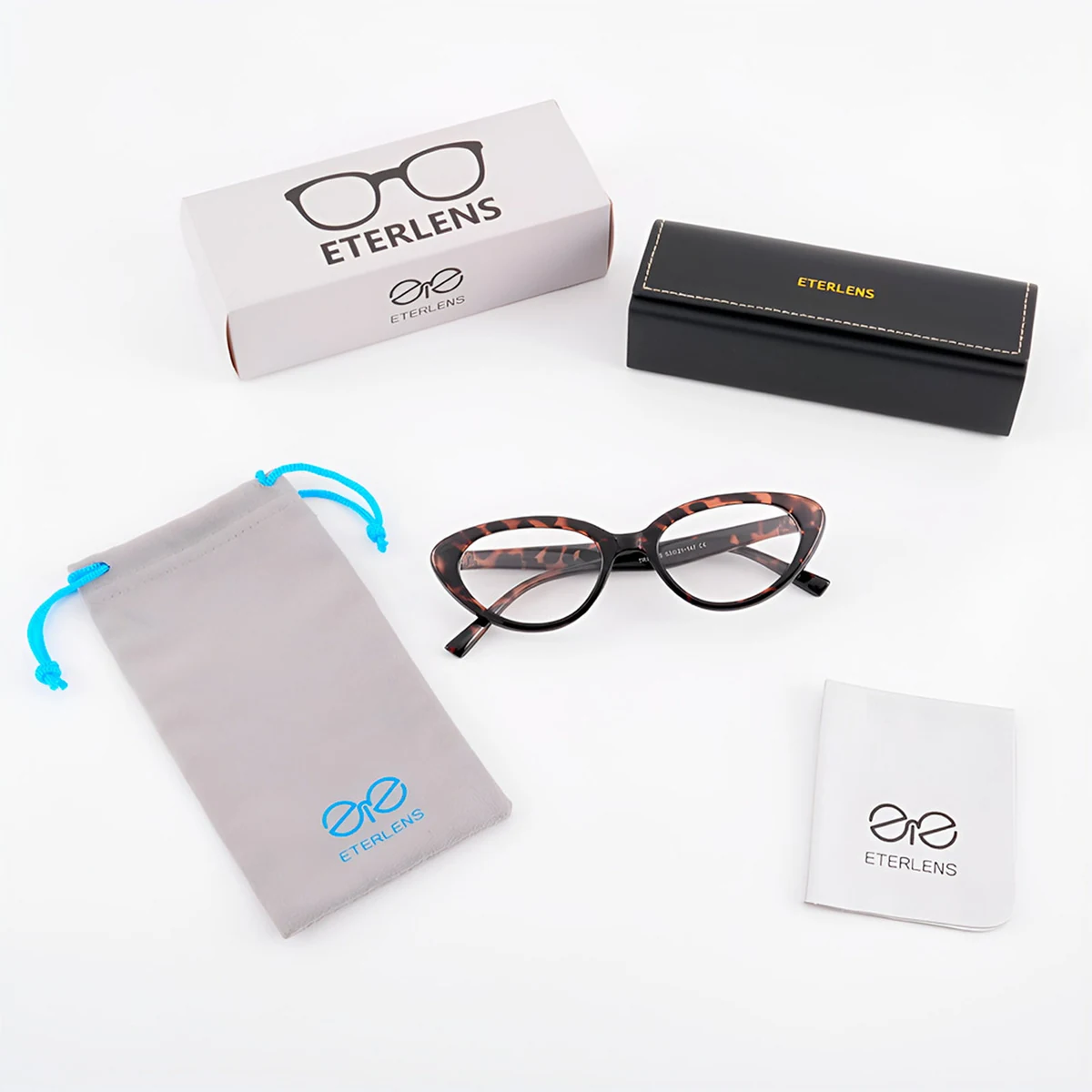 【小顔効果・メガネ】ETERLENS | フェイスライン補整「フォックス型」 | リフトアップ | 軽量 アセテート 大人可愛い 度付き