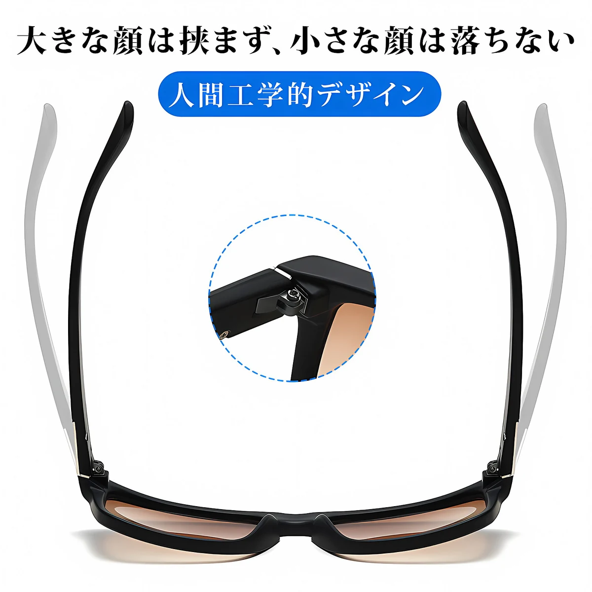 【屋外も手元も】Eterlens | UVカット二重焦点レンズ老眼鏡付きサングラス