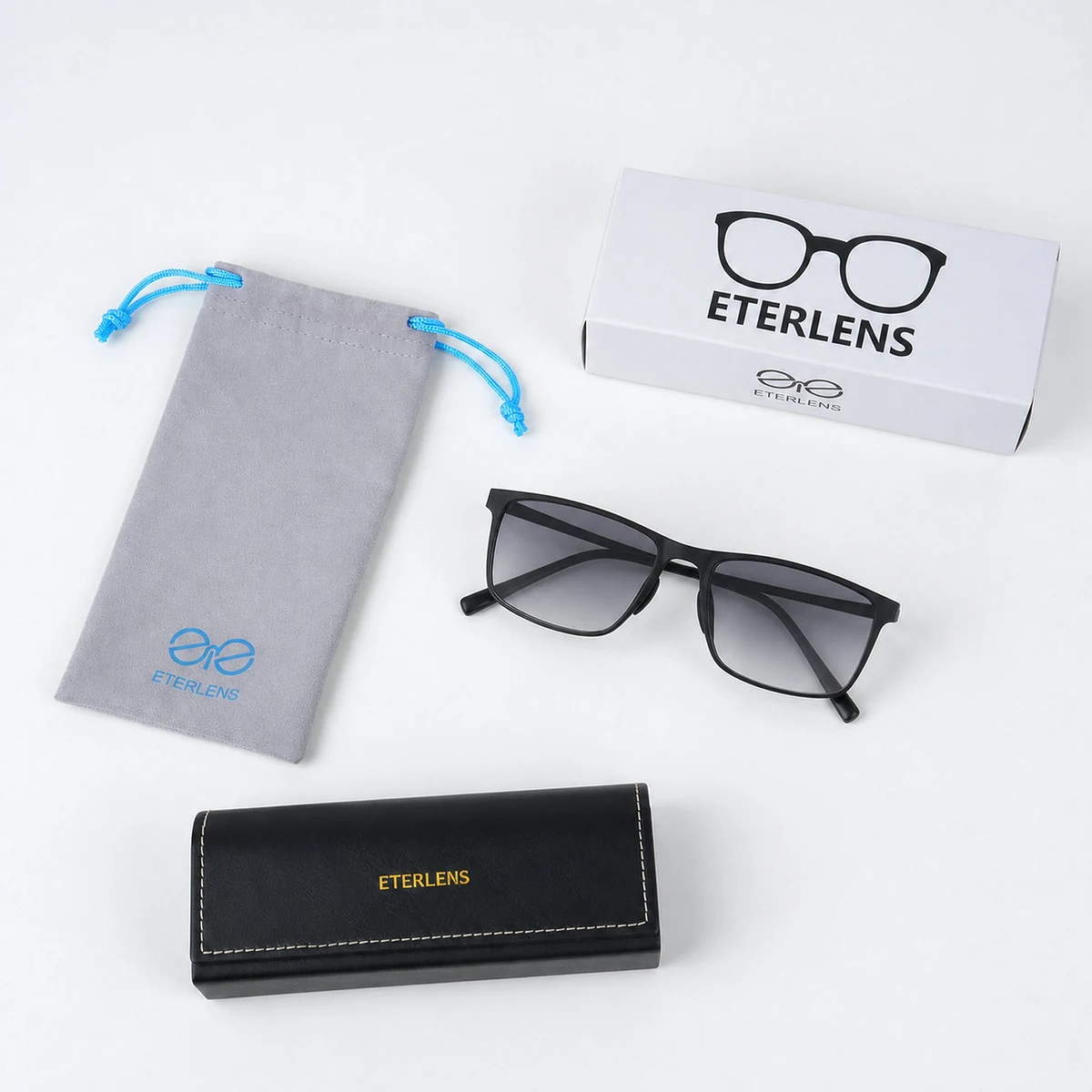 【度付きサングラス】Eterlens | 遠近両用累進多焦点老眼鏡付きサングラス |遠くも手元もこれ一本、ドライブから通勤まで快適
