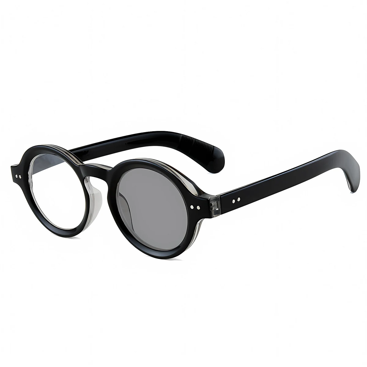 Eterlens｜クラシックな太セルラウンドメガネ｜べっ甲柄｜ブルーライトカット 調光レンズ｜ブルーライトカット｜知的な印象に 商品画像 9