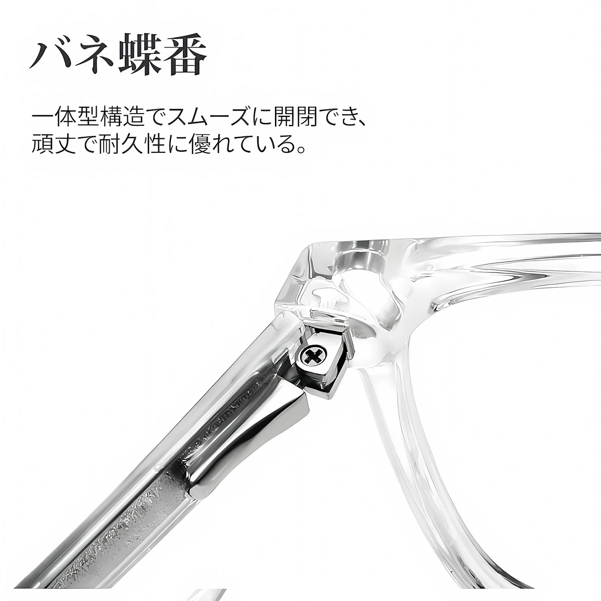 【本体1本＋フロント5枚付き】 Eterlens｜クリアビッグフレーム&着せ替えフロント5枚 3秒マグネットで顔映りチェンジ｜1本分の予算で全カラーを楽しめる