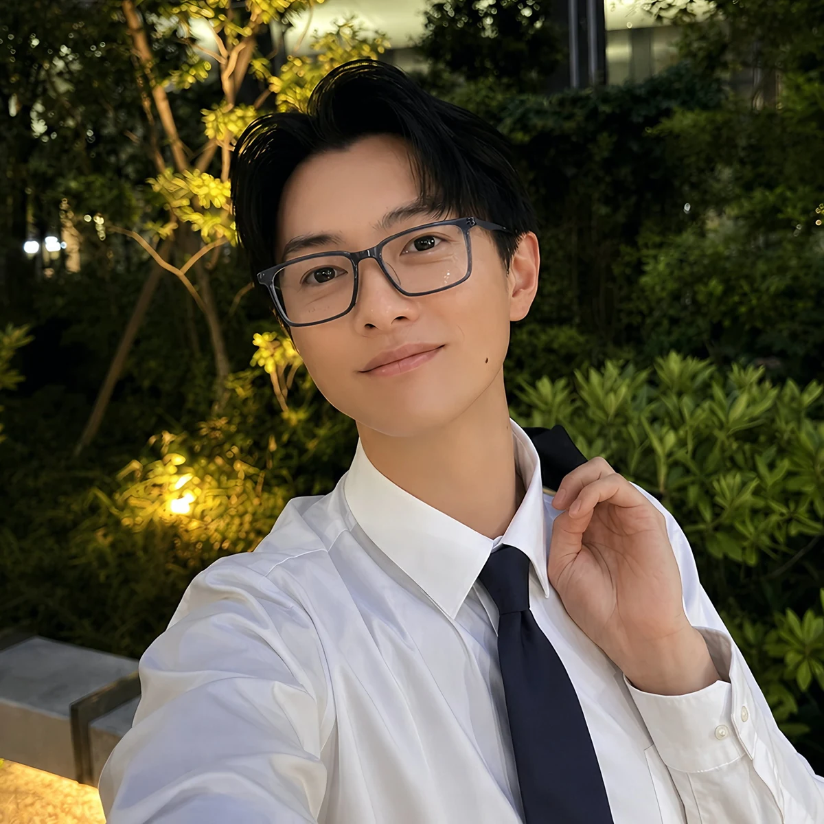 【軽やかな掛け心地】Eterlens 約10g アセテート&チタン リムレスメガネ｜ブルーライトカット｜UVカット 商品画像 3
