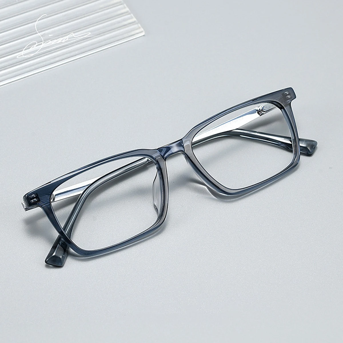 【軽やかな掛け心地】Eterlens 約10g 純チタン リムレスメガネ｜ブルーライトカット｜UVカット