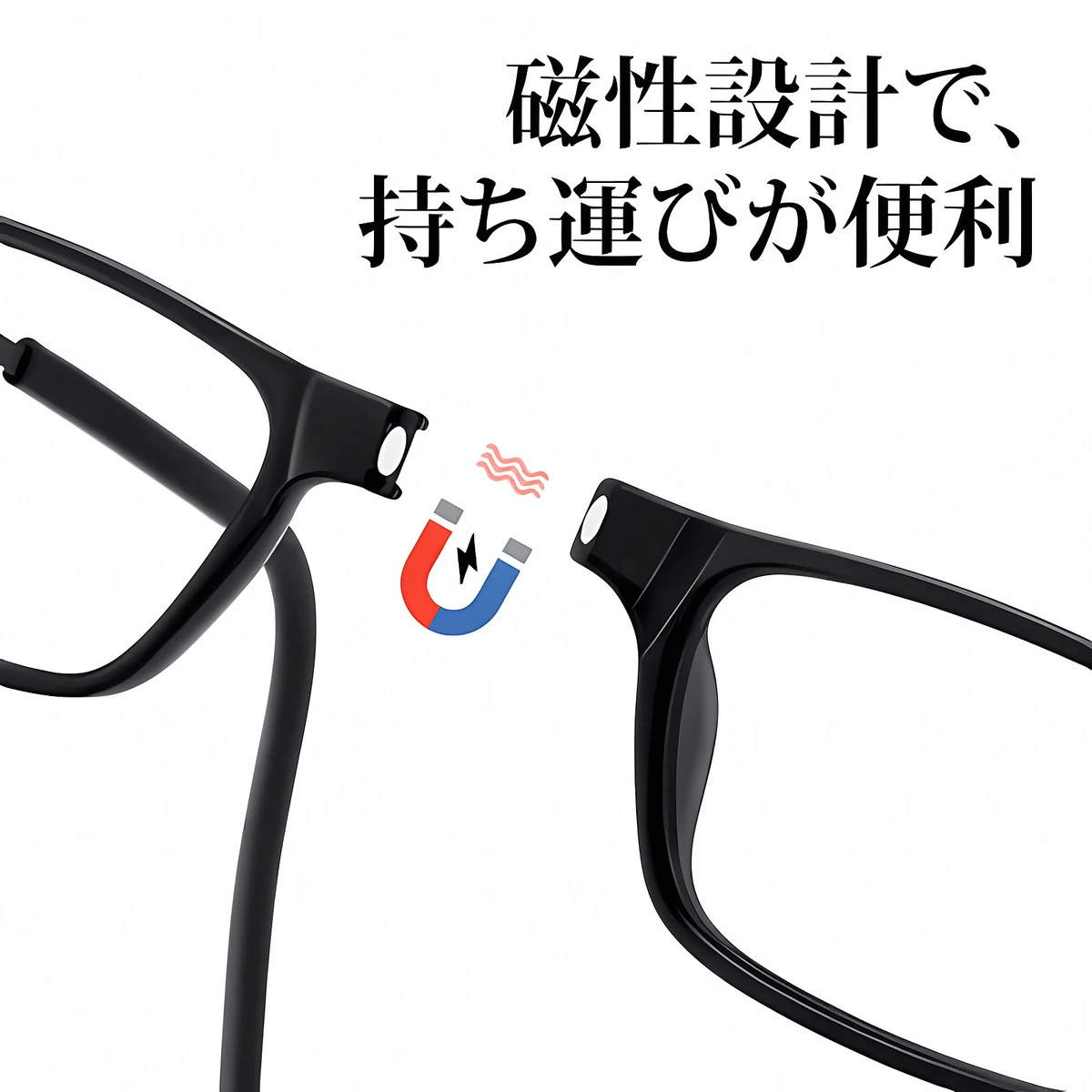 Eterlens 超軽量マグネット式首掛け老眼鏡