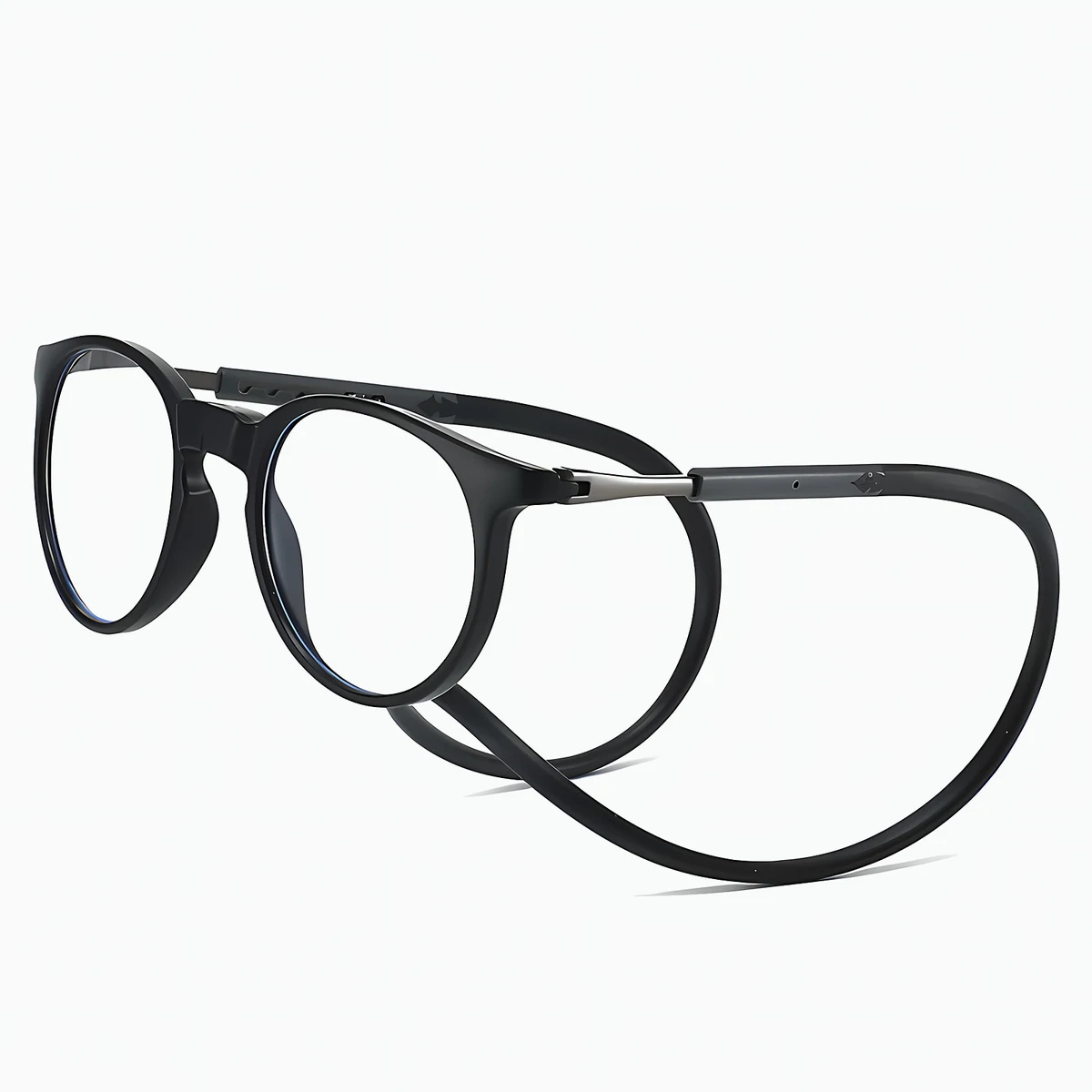 【レトロなラウンド型・若々しい印象】Eterlens｜首掛け磁石式リーディンググラス｜UV・ブルーライトカット