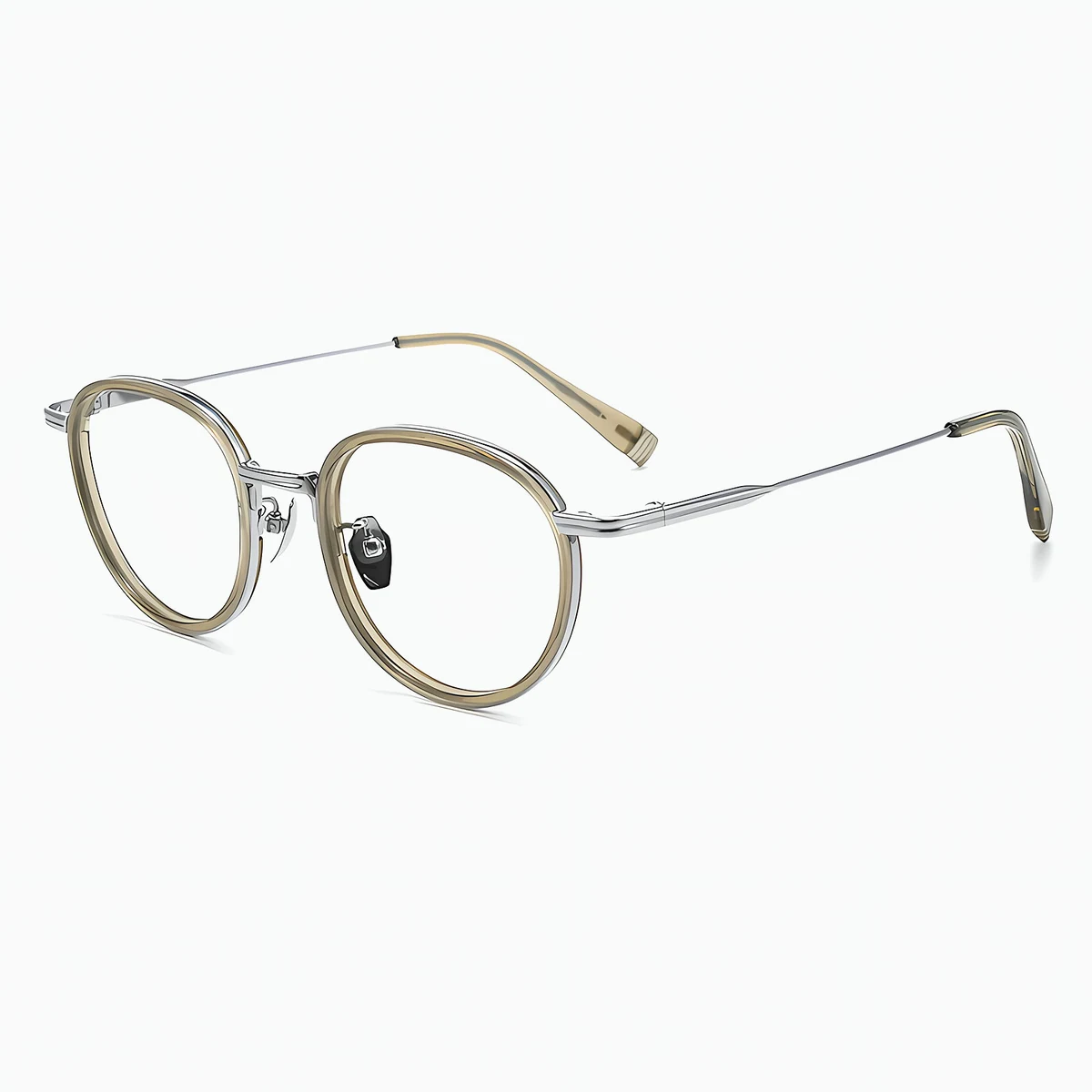 【超軽量・小顔効果】Eterlens｜チタン製ボストン型メガネ│しなやかにフィットするテンプル設計｜アジア人の顔立ちに合わせた｜軽やかでやさしいかけ心地｜上質感溢れる