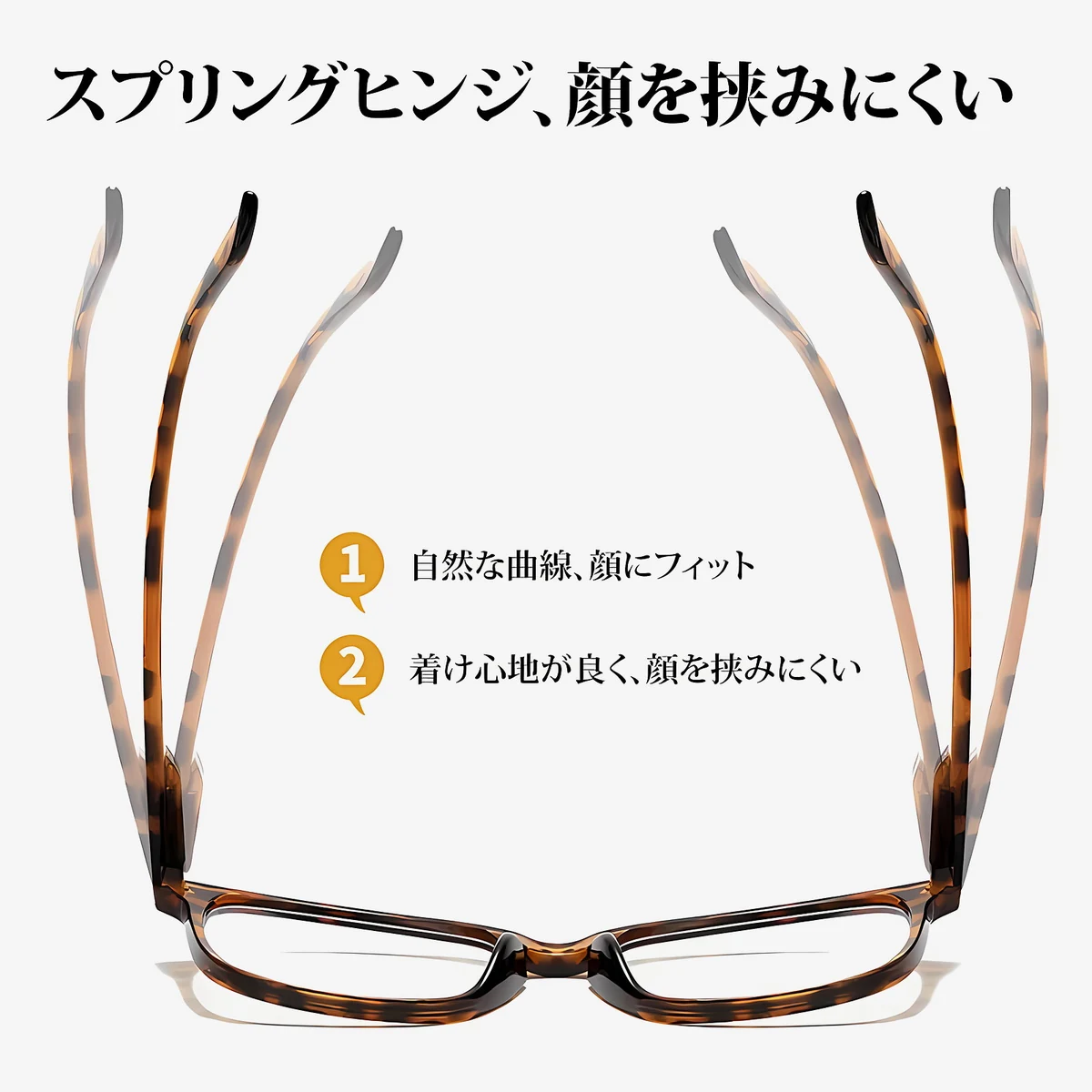 遠近両用累進多焦点ブルーライトカットビッグフレーム老眼鏡 | Wellington Progressive - 商品画像 6/14