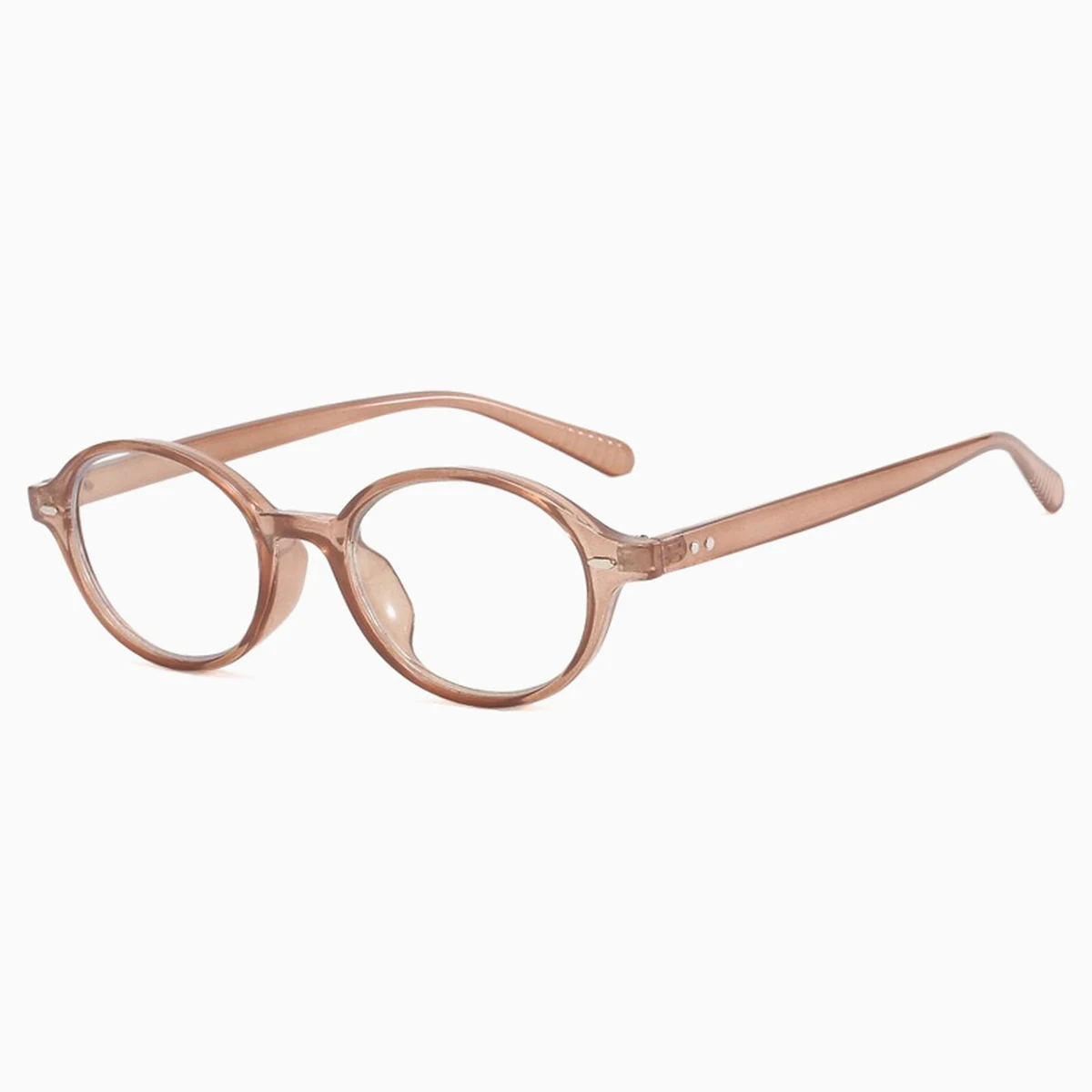 【小顔効果・レトロ可愛い】Eterlens 老眼鏡 おしゃれ 丸メガネ ｜ べっこう柄超軽量ラウンドフレーム ｜ ブルーライトカット・大人女性向け