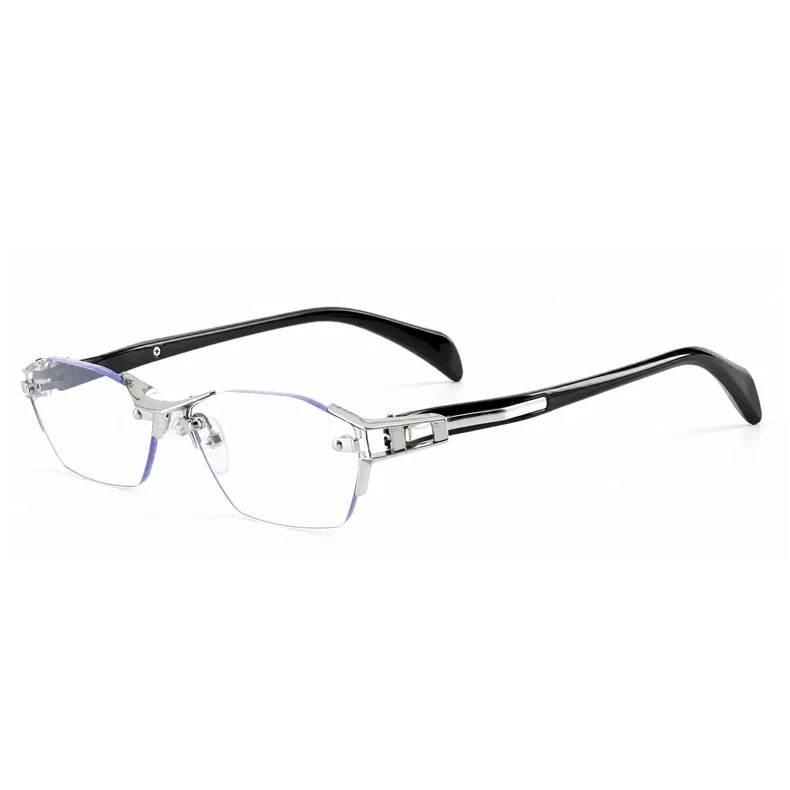 ブルーライトカット調光機能付きリムレス老眼鏡-Eterlens | Rimless