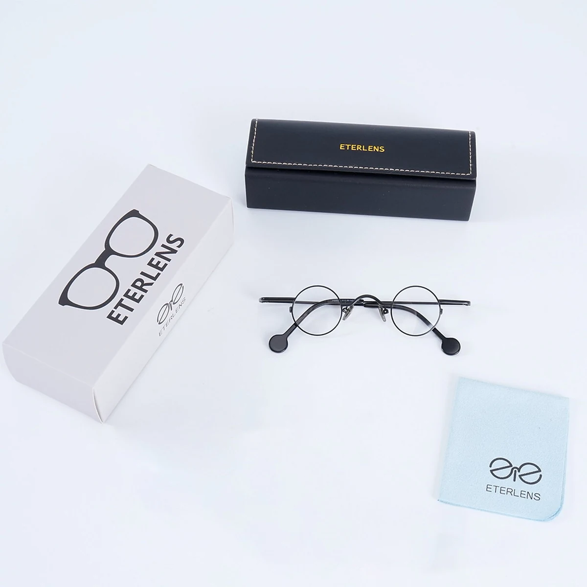 Eterlens 時の円環コレクション|  教授メガネ | おしゃれな小さめラウンドフレーム |  │ブルーライトカット | レトロ風メガネ