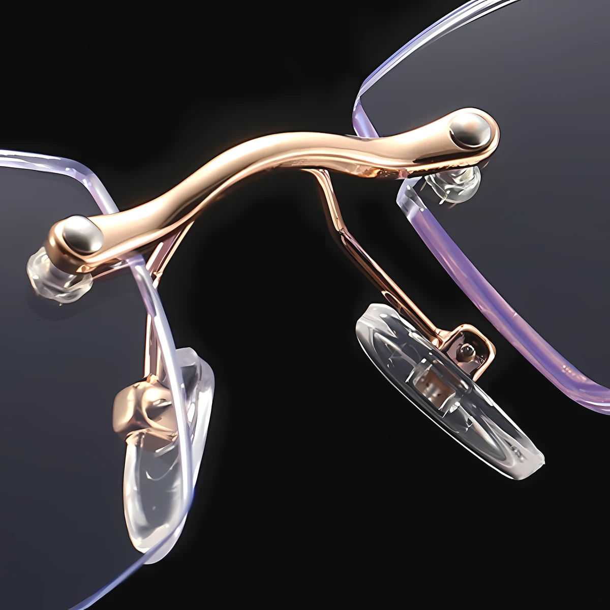 Eterlens『Diadème』(ディアデム) | 新作ダイヤモンドカットリムレスファッション老眼鏡 - 商品画像 6/7 (Rimless RxReady)