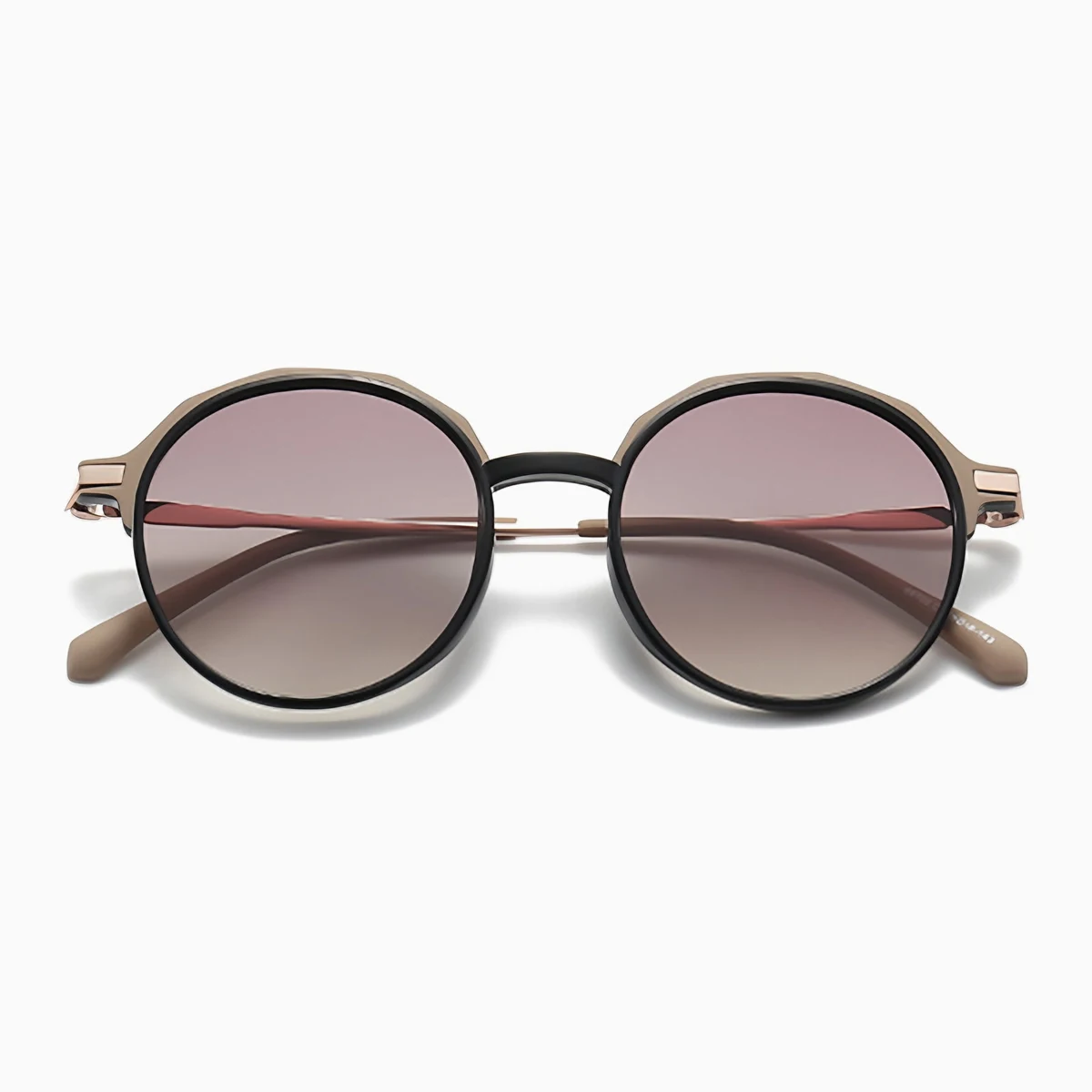 Eterlens | 10g レトロ風ラウンドフレームTR90 | 偏光レンズUV400 | ヒップホップ系サングラス - 商品画像 7/10 (Round Polar)