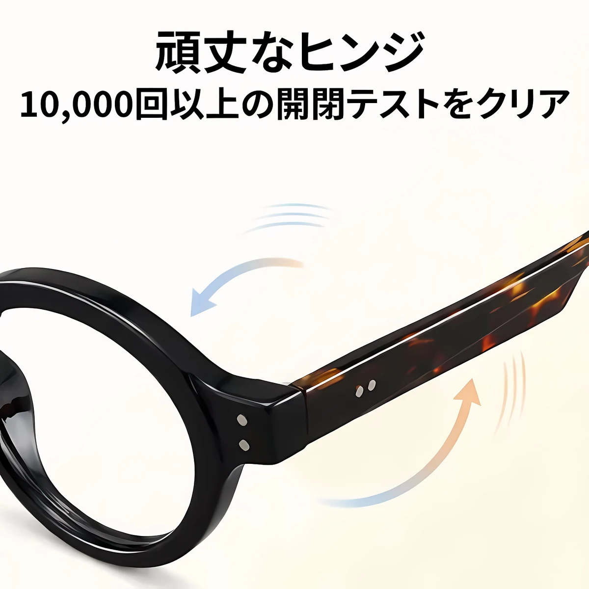 時の円環コレクション| レトロ風ラウンドフレーム老眼鏡 | Round BlueGuard - 商品画像 8/18