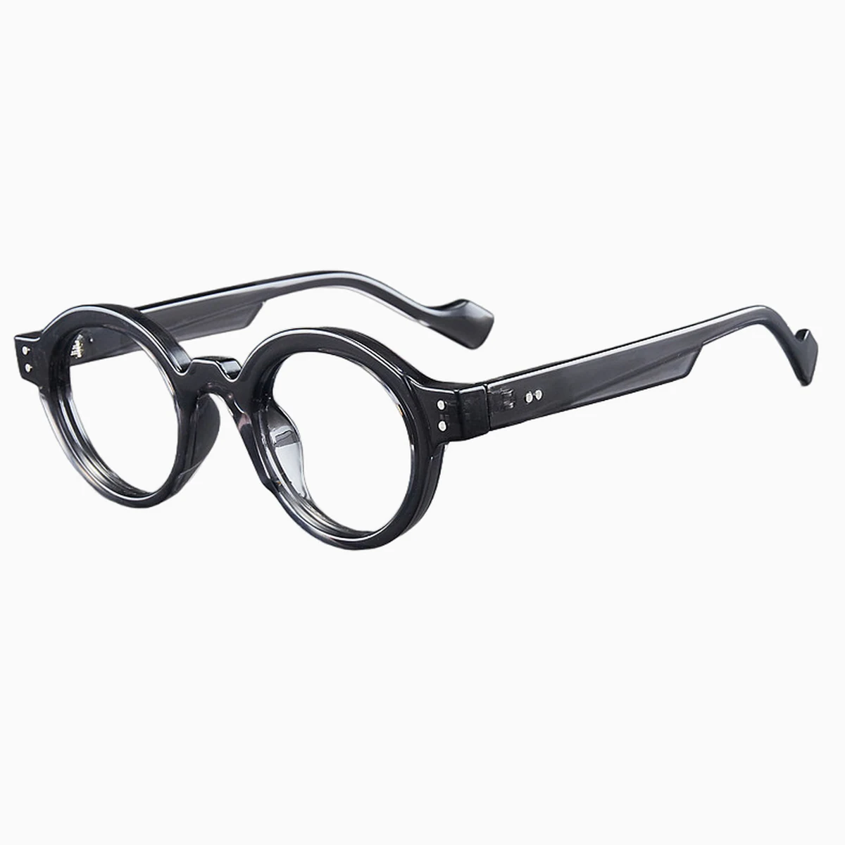 【時の円環コレクション】Eterlens｜匠の技が光る レトロ風太セルラウンド型老眼鏡｜ブルーライトカット｜知的で落ち着いた印象