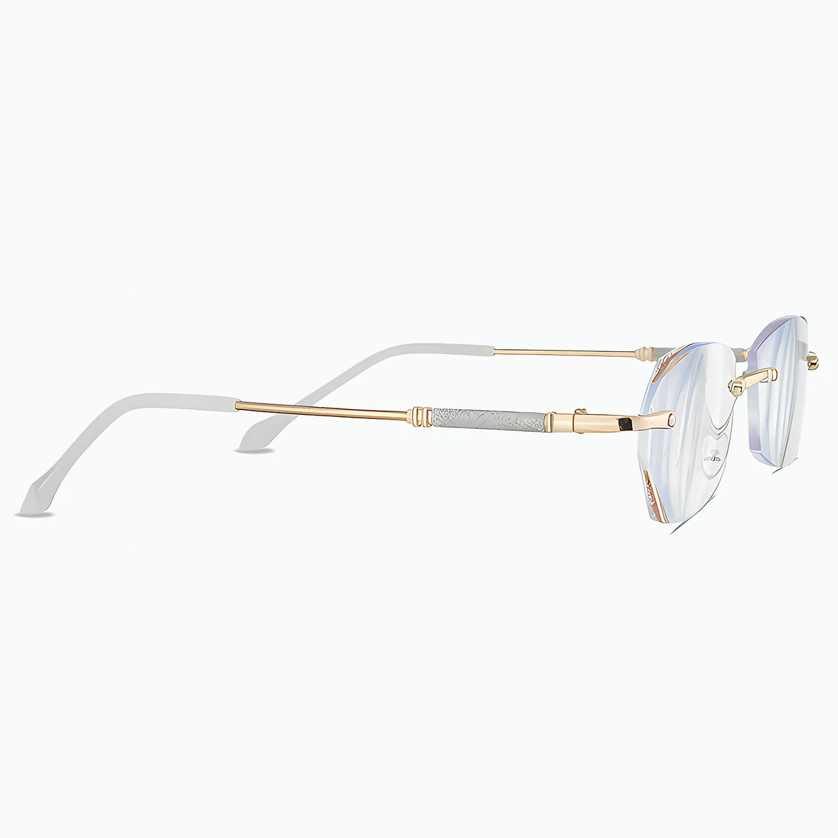 Eterlens 『Diadème』- ディアデム | 縁無しブルーライトブルーライトメガネ - 商品画像 9/11 (Rimless RxReady)