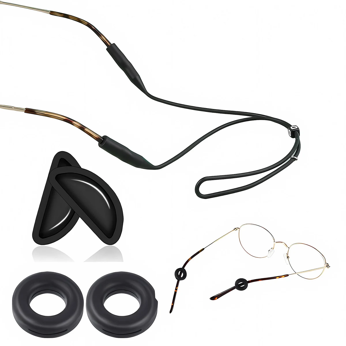 滑り止め付属品付きのスポーツ老眼鏡 | Square Reader - 商品画像 8/8