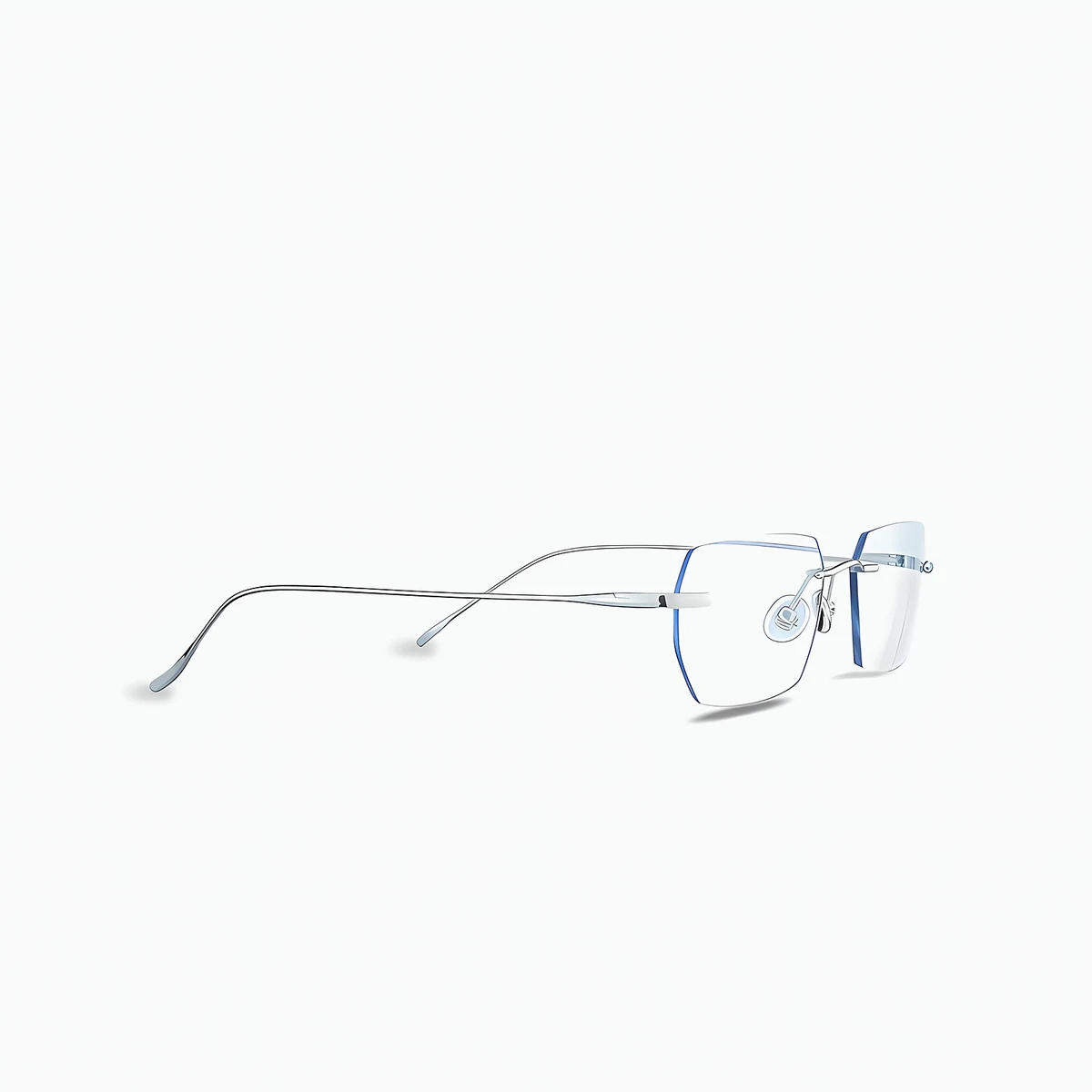 超軽量リムレスブルーライトカット老眼鏡 | Rimless Progressive - 商品画像 10/10