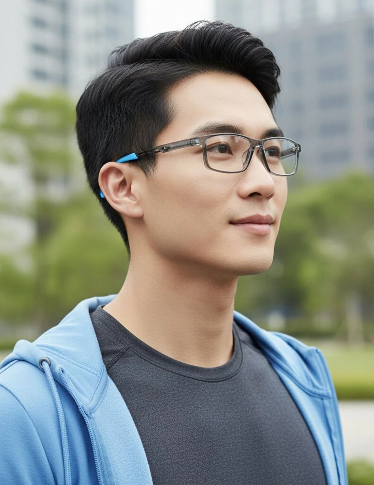 Eterlens GRAVITY | 13.4g 超軽量TR滑り止めスポーツメガネ | スポーツメガネ 商品説明画像 2