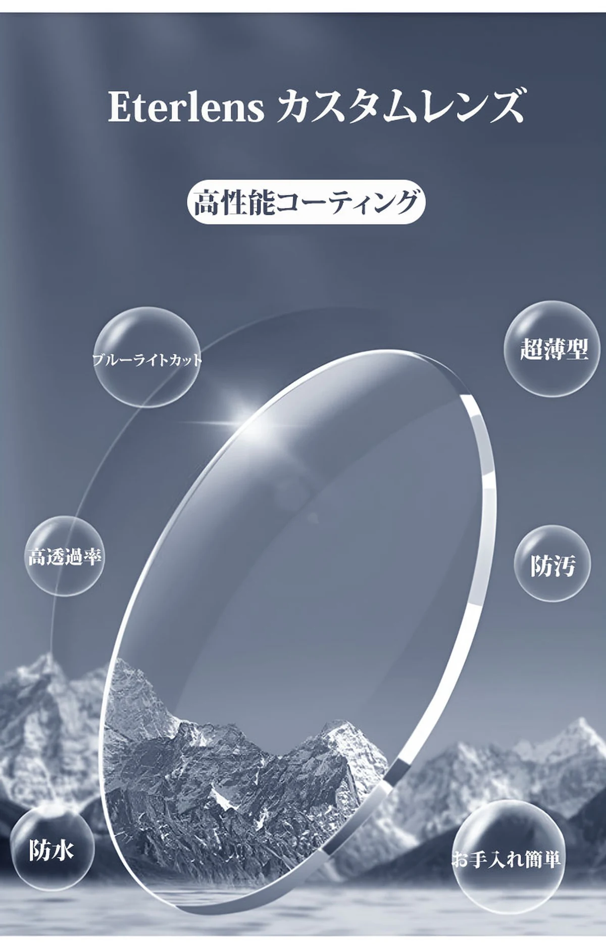 ETERLENS | 小顔効果・超軽量TR | 水墨画風ビッグフレーム | 快適な見え心地 | おしゃれ 老眼鏡 商品説明画像 14
