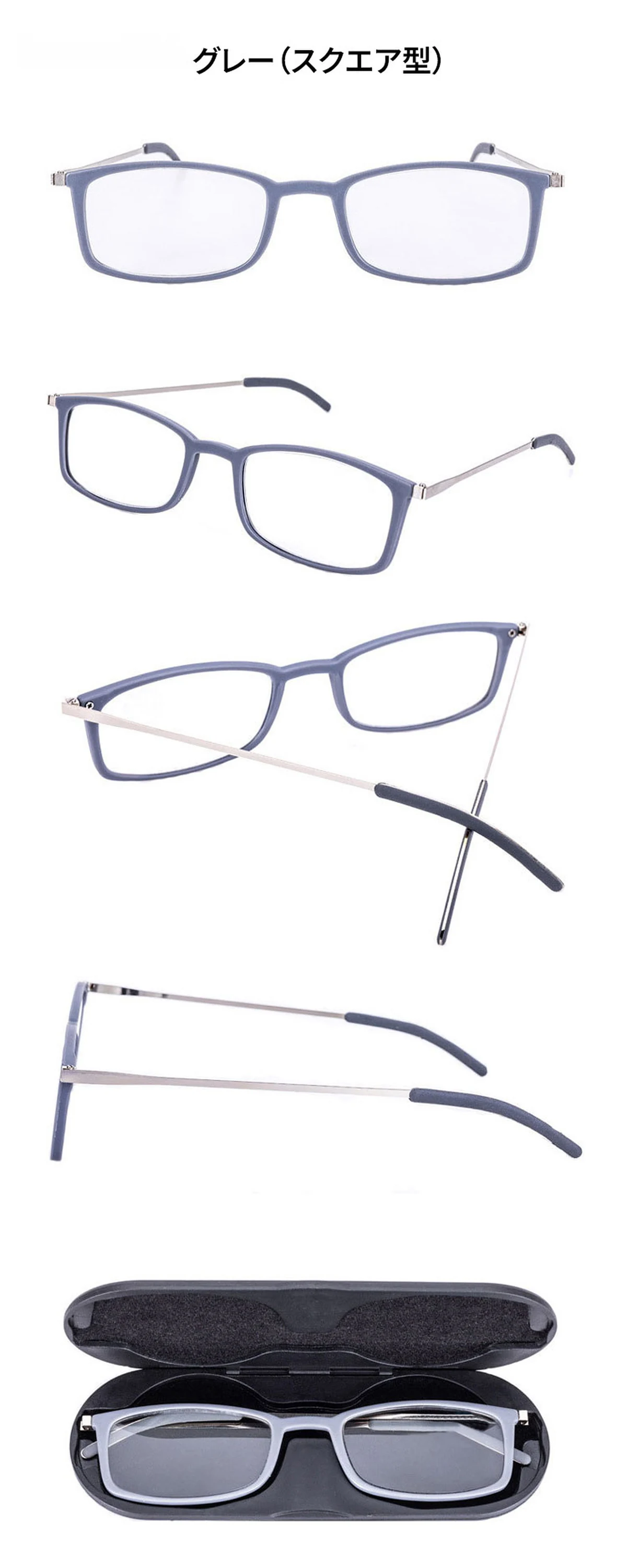 【超薄型・持ち運びに便利】Eterlens 老眼鏡 おしゃれ 丸メガネ | TR+メタル超軽量フレーム | ケース付き・男女兼用 商品説明画像 13