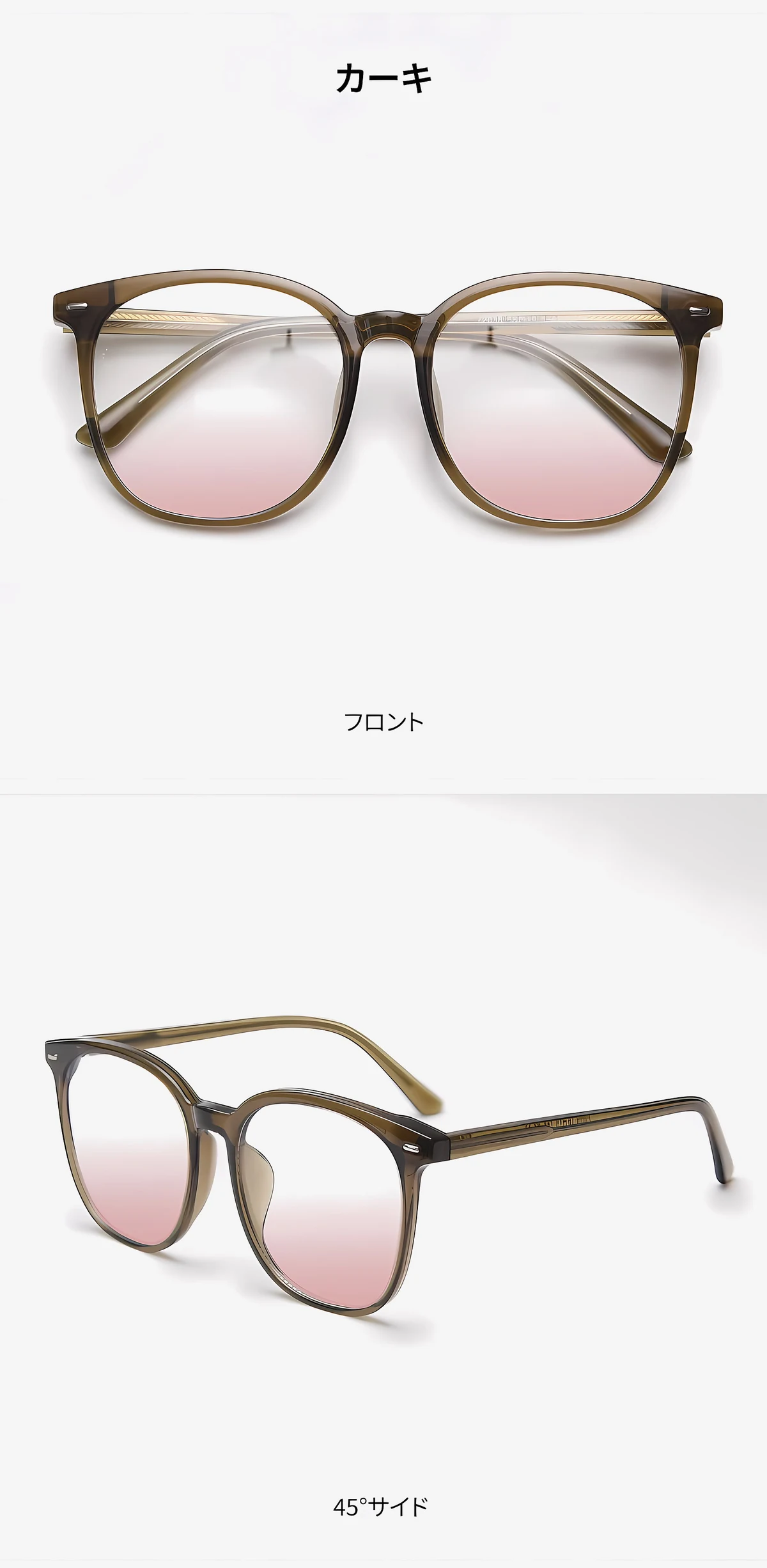 【中顔面短縮メガネ】Eterlens カスタム眼鏡 レディース｜TR90&times;メタル軽量ハイブリッドフレーム｜血色感アップ・顔まわりをすっきり見せる印象の女性専用設計 商品説明画像 10