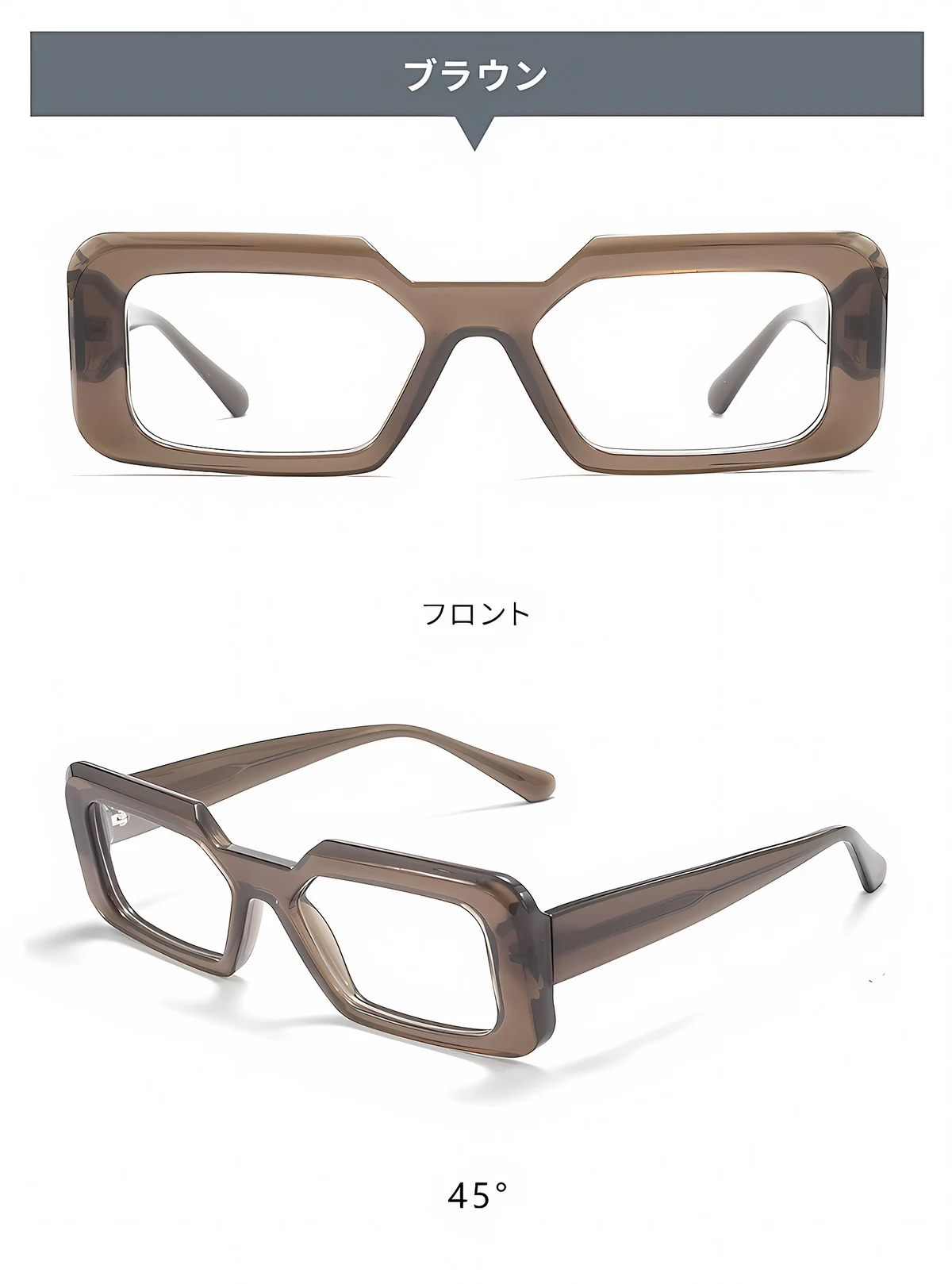 【欧米スタイル・極上の高級感】Eterlensメガネ スクエア型｜高級なアセテートフレーム｜丈夫で歪みにくい 知的な大人メガネ 商品説明画像 7