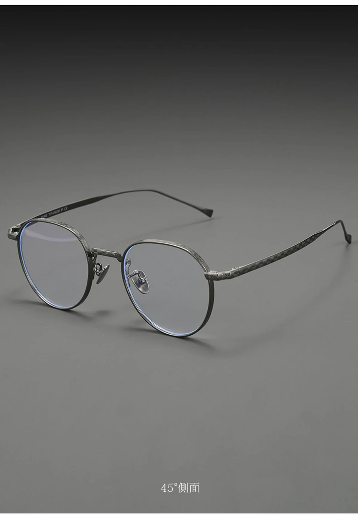 【小顔効果・超軽量】Eterlens 度付き対応 メガネ おしゃれ ボストン型 | 9.8g超軽量チタンフレーム | 知的なボストン・ユニセックス 商品説明画像 22