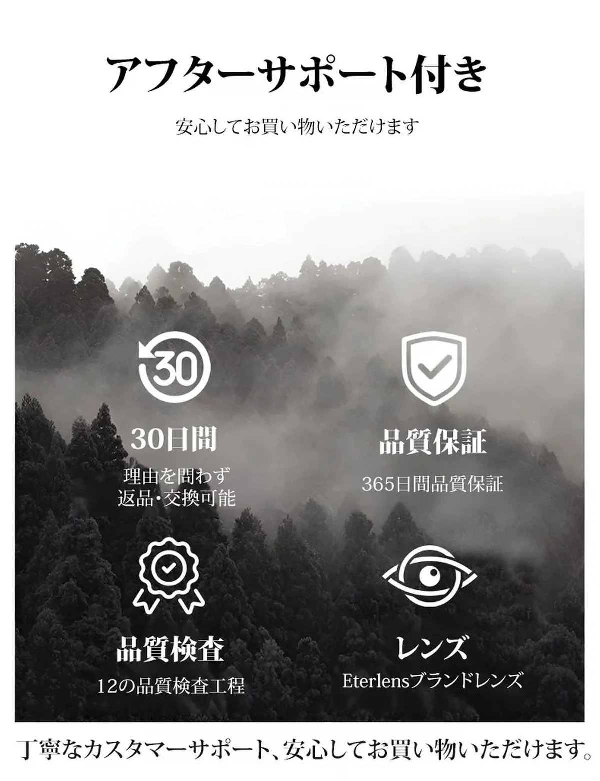 【鯖江風・14.7g超軽量】Eterlens 老眼鏡 おしゃれ 丸メガネ Retro-Classic 14 | 純チタン製 遠近両用 調光対応 | 度付き対応可能・匠の仕上がり 商品説明画像 2