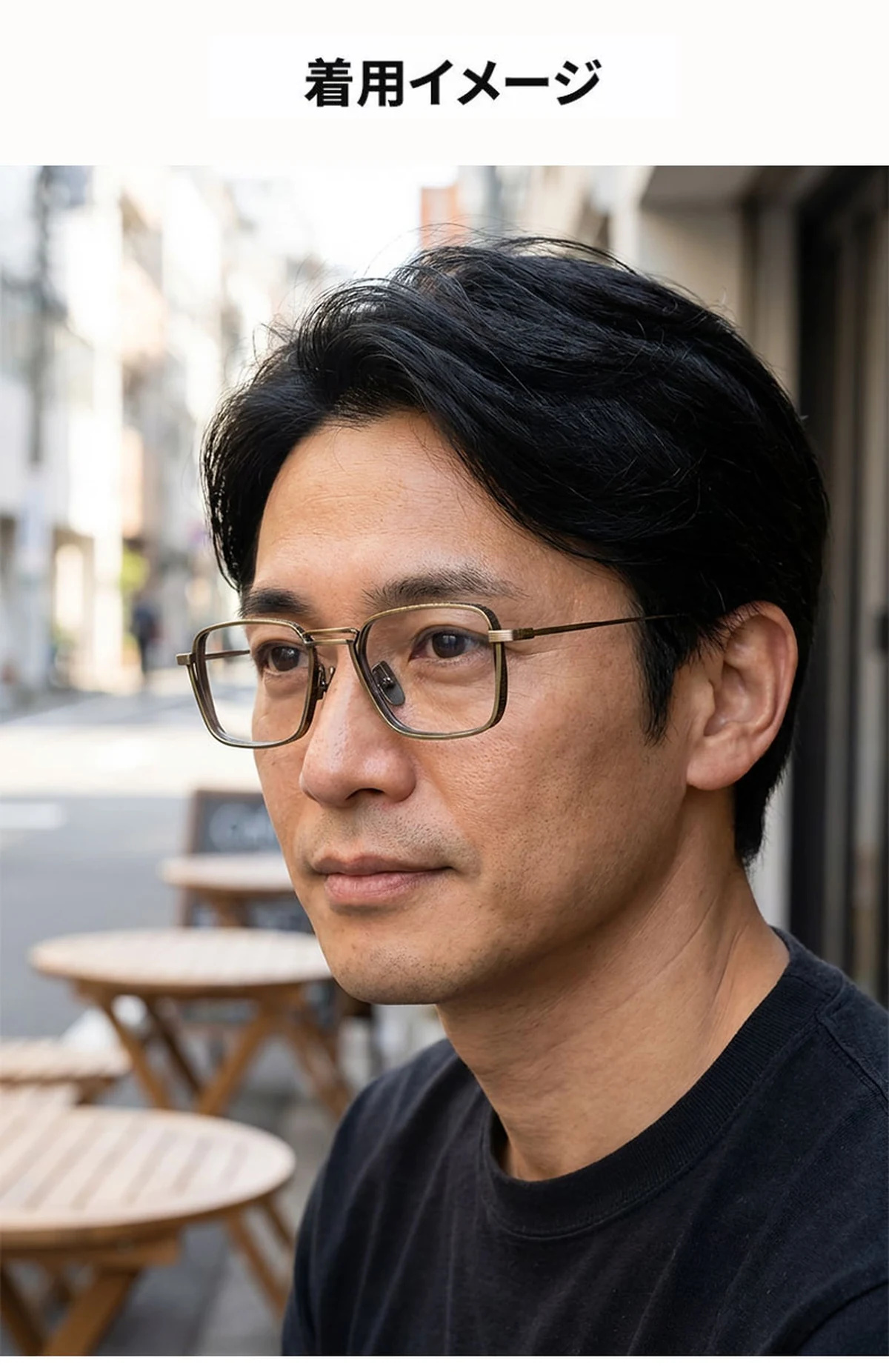 【調光・ブルーライトカット】Eterlens 老眼鏡 おしゃれ かっこいい メンズ| 超軽量メタル UVカット 1本3役 | レトロ スクエア型 運転用サングラス 商品説明画像 6