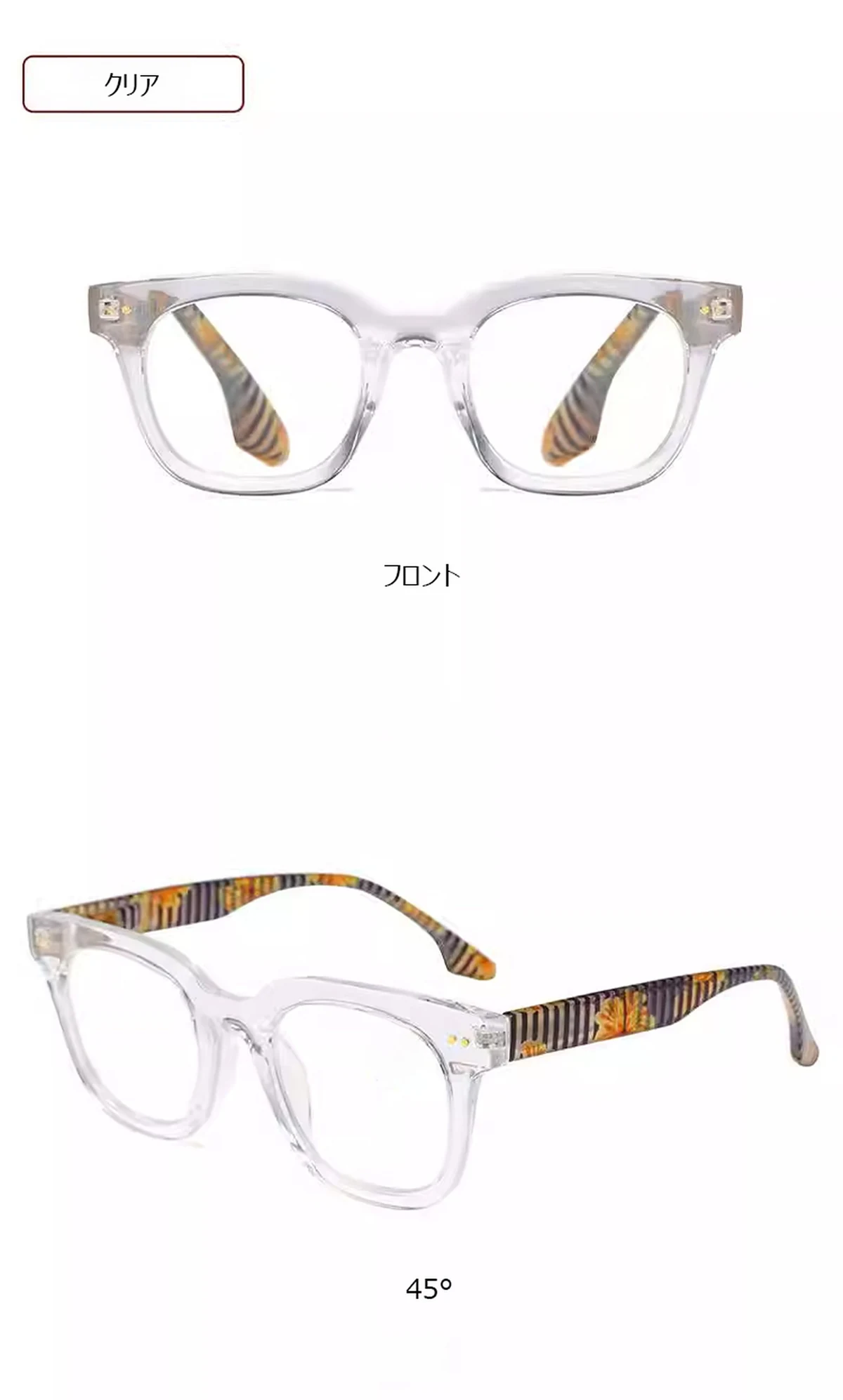 メガネ業界の常識をぶっ壊す ブルーライト対策太縁ビッグフレーム老眼鏡 | Wellington BlueGuard 商品説明画像 12