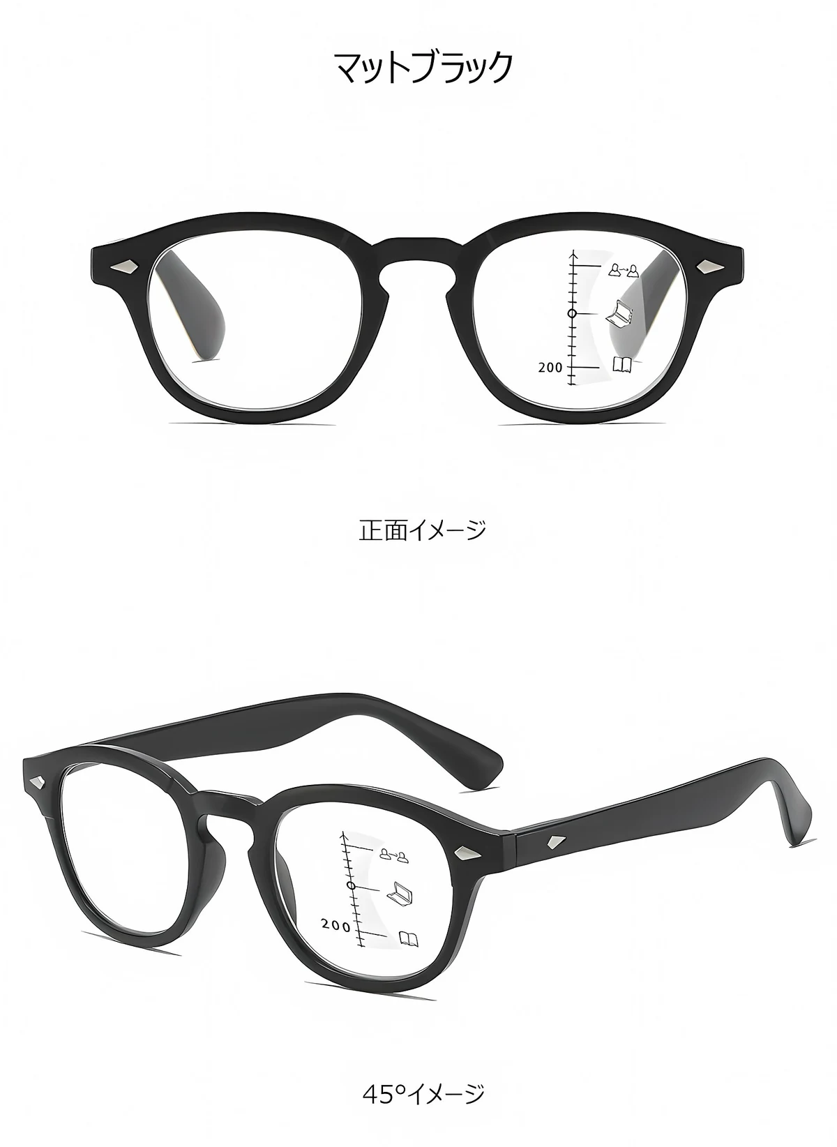 Eterlens 【遠近両用・累進多焦点レンズ】THE MAestro| 巨匠の知性と、ストレスフリーのかけ心地。| 新感覚サーモントブロー ブルーライトカット 商品説明画像 22