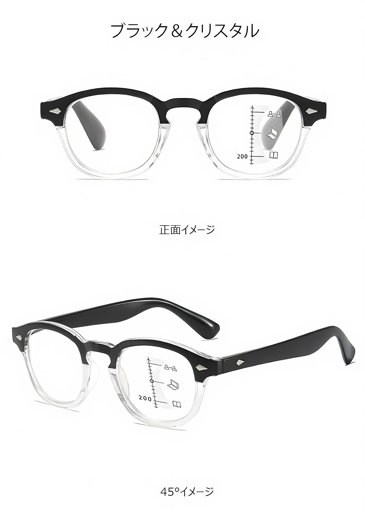Eterlens 【遠近両用・累進多焦点レンズ】THE MAestro| 巨匠の知性と、ストレスフリーのかけ心地。| 新感覚サーモントブロー ブルーライトカット 商品説明画像 24