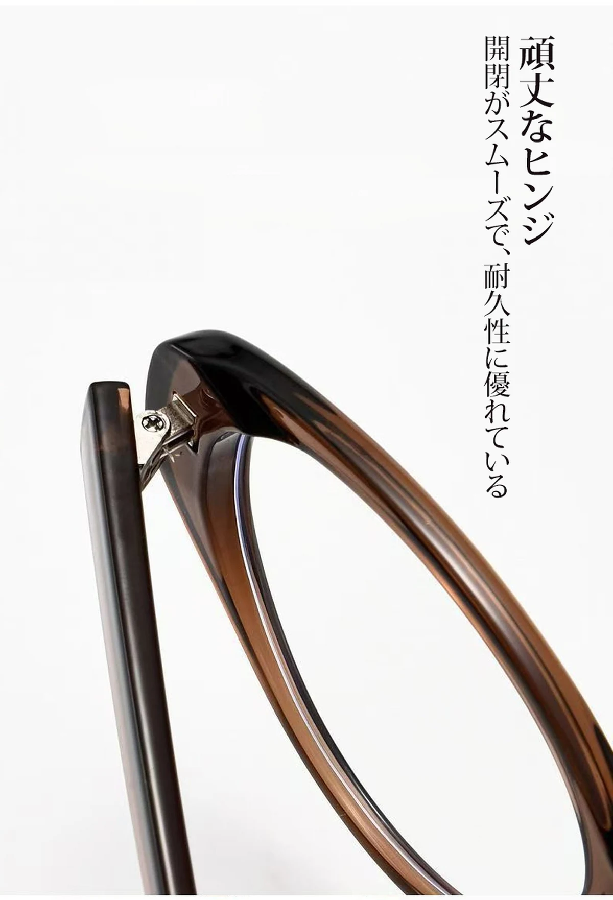 【上向きキャットアイ型・すっきり見え】 Eterlens｜上品なキャットアイ型老眼鏡｜ブルーライトカット&times;軽やかなビッグフレーム｜アジア女性の顔立ちにフィット｜スマホ・PC・読書これ1本で対応 商品説明画像 19