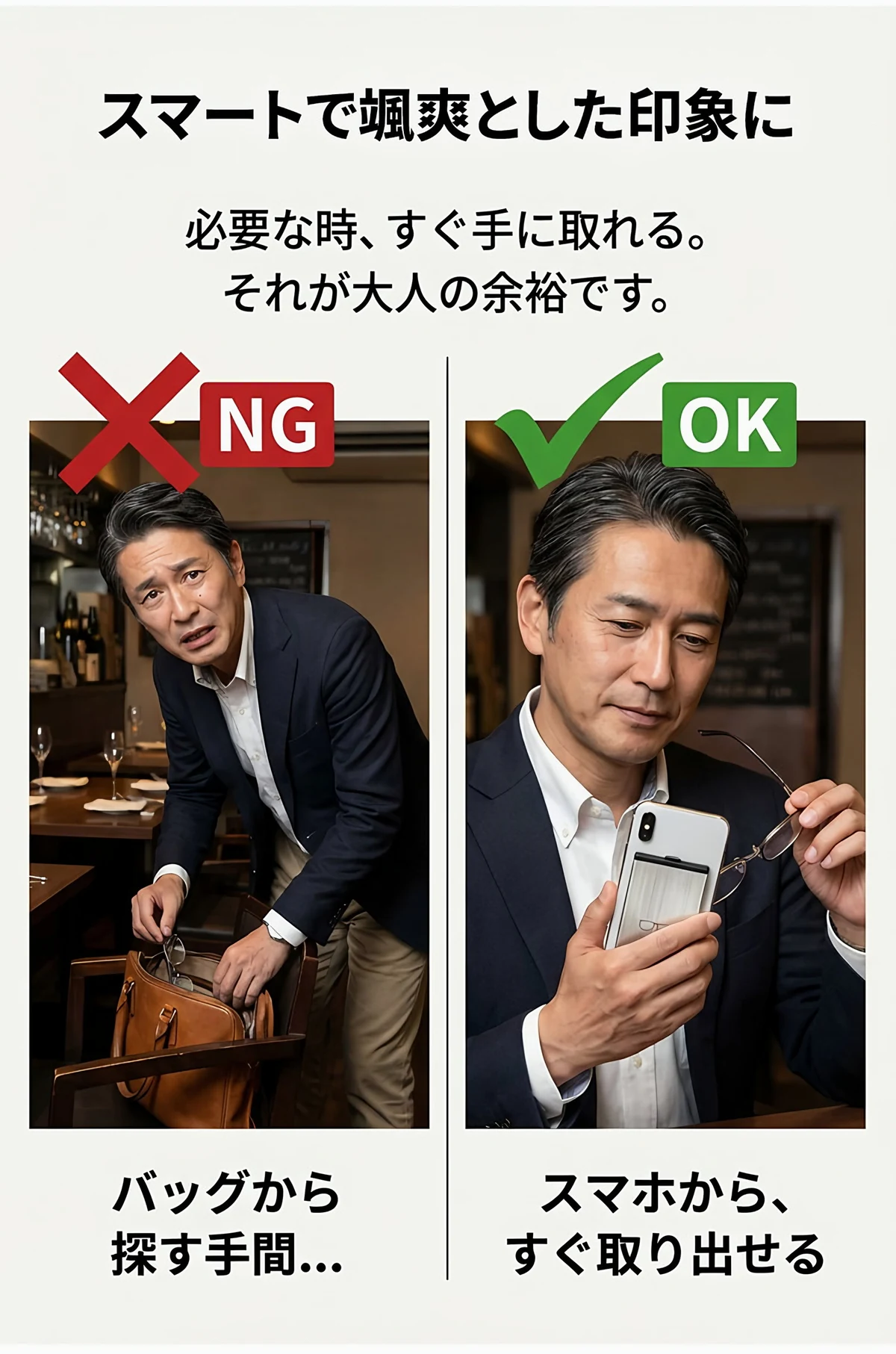 ドイツの精密技術 ビジネス用老眼鏡 | Square FoldLite 商品説明画像 4