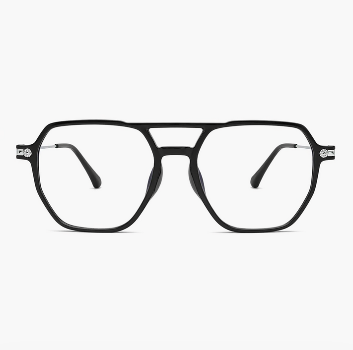 【小顔効果・11.9g超軽量】Eterlens ティアドロップフレーム 老眼鏡 おしゃれ | 高弾性TR90超軽量素材 | 知的なダブルブリッジ・度付き対応メガネ