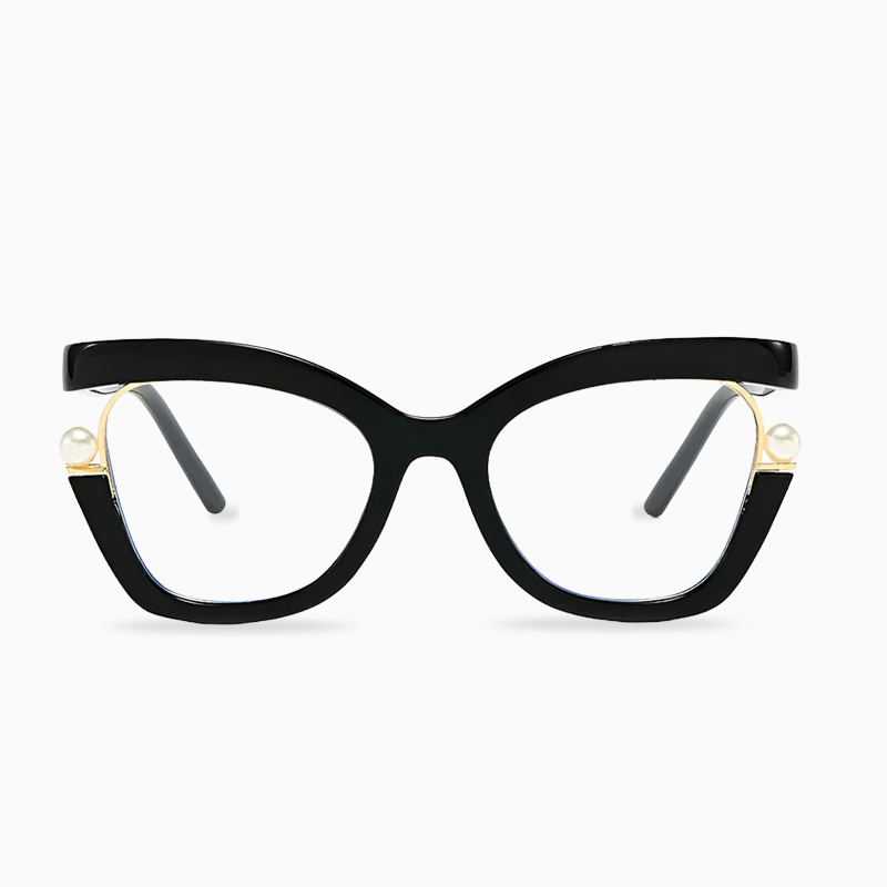 Eterlensキャットアイパール装飾ブルーライトカット老眼鏡-Eterlens