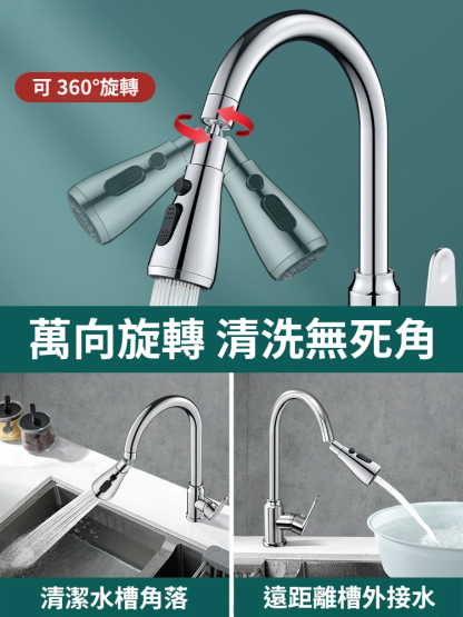 廚房水龍頭防濺延伸器
