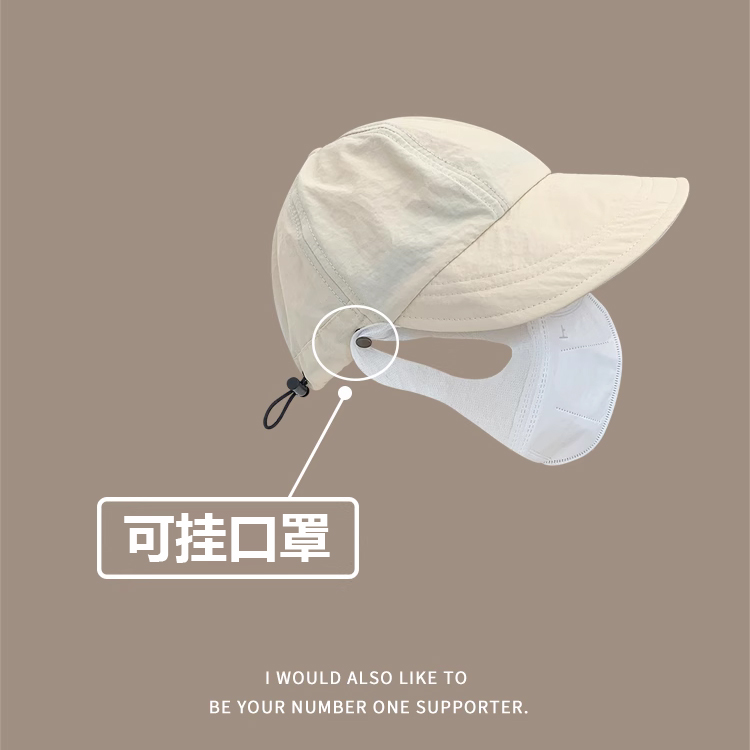升級款防曬遮臉漁夫帽