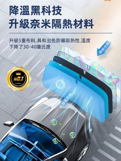 鐳射汽車防曬遮陽檔