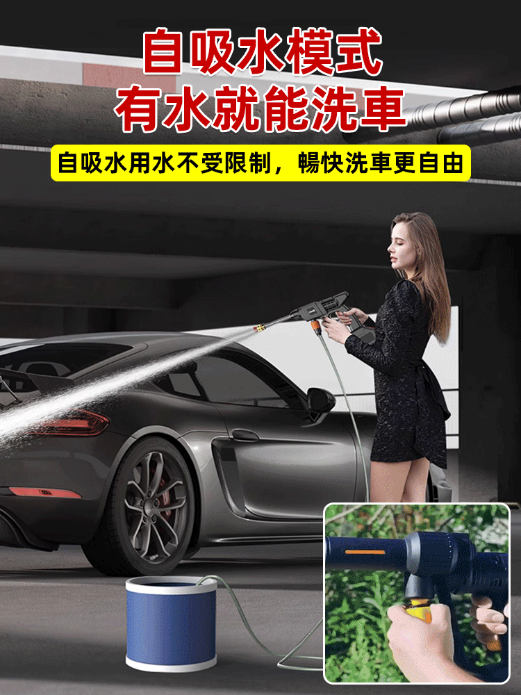 升級電動高壓洗車水槍