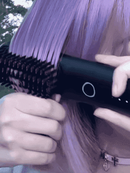 【負離子不傷髮】隨身攜帶無線迷你直髮梳